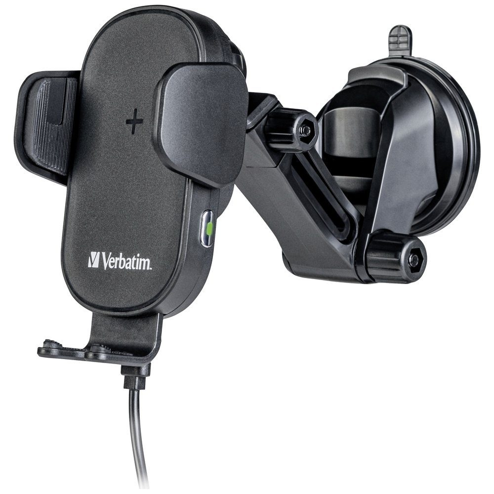 Verbatim Verbatim Induktions-Ladegerät 15 W FWC-01 Qi Fast Wireless Car Charger Induktions-Ladegerät