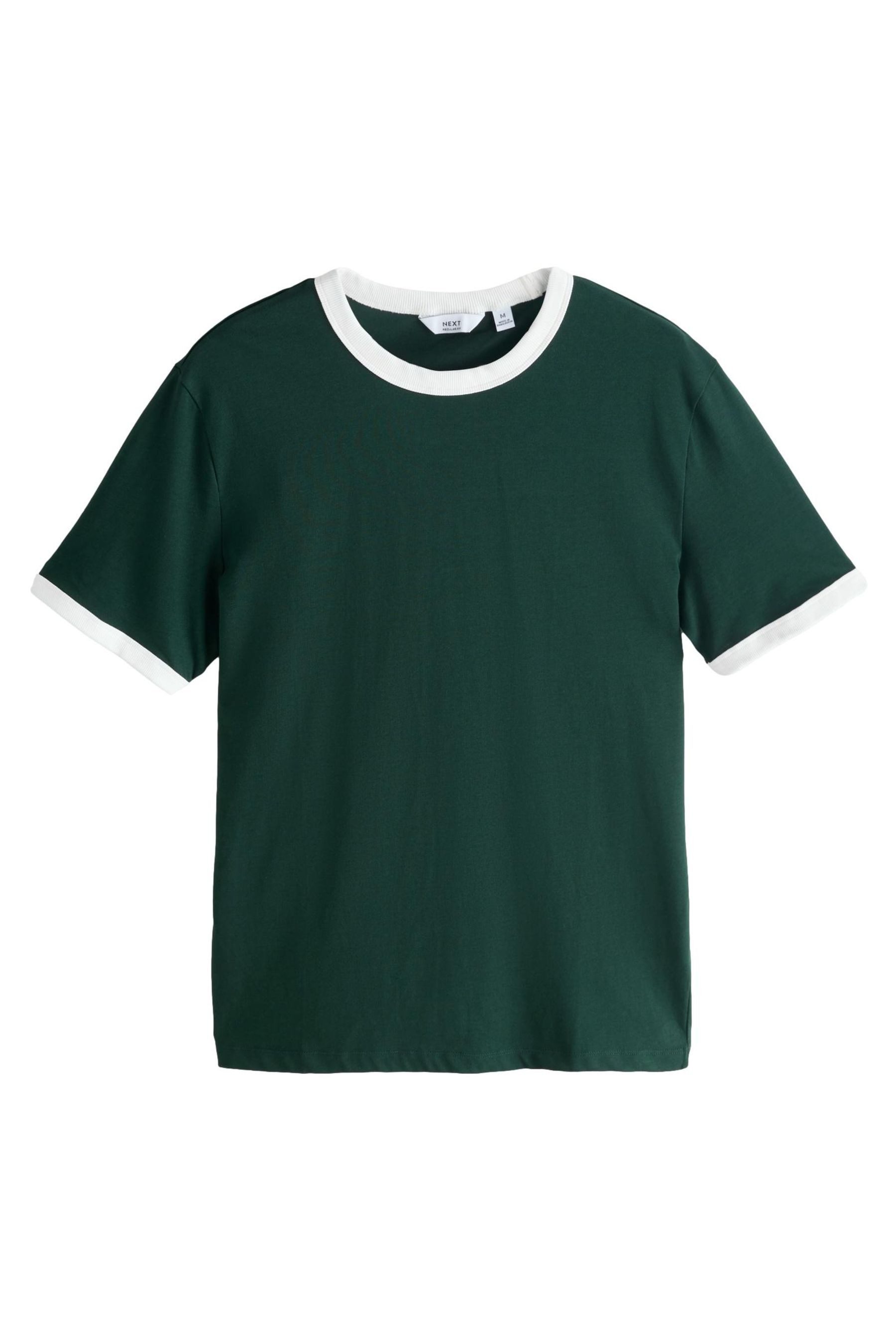 T-Shirt Kurzärmeliges Ringer-T-Shirt