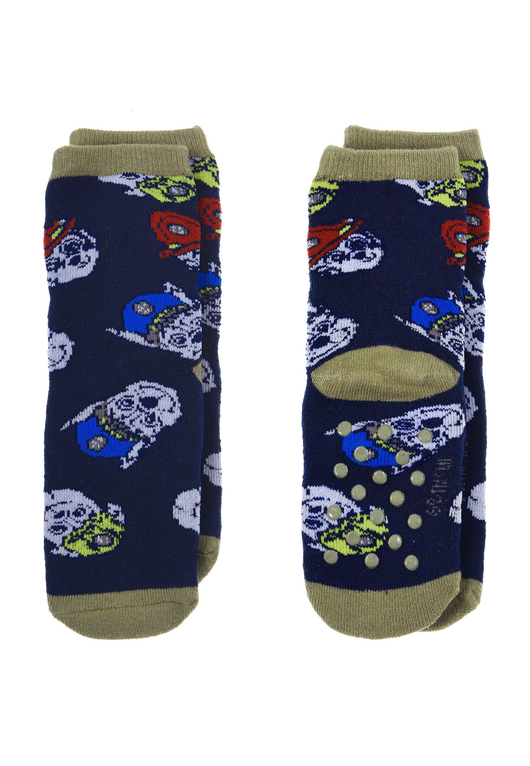 PAW PATROL ABS-Socken Kinder Jungen Носки 2 Paar Set Gumminoppen Stopper-Socken Strümpfe (2-Paar) mit anti-rutsch Noppen
