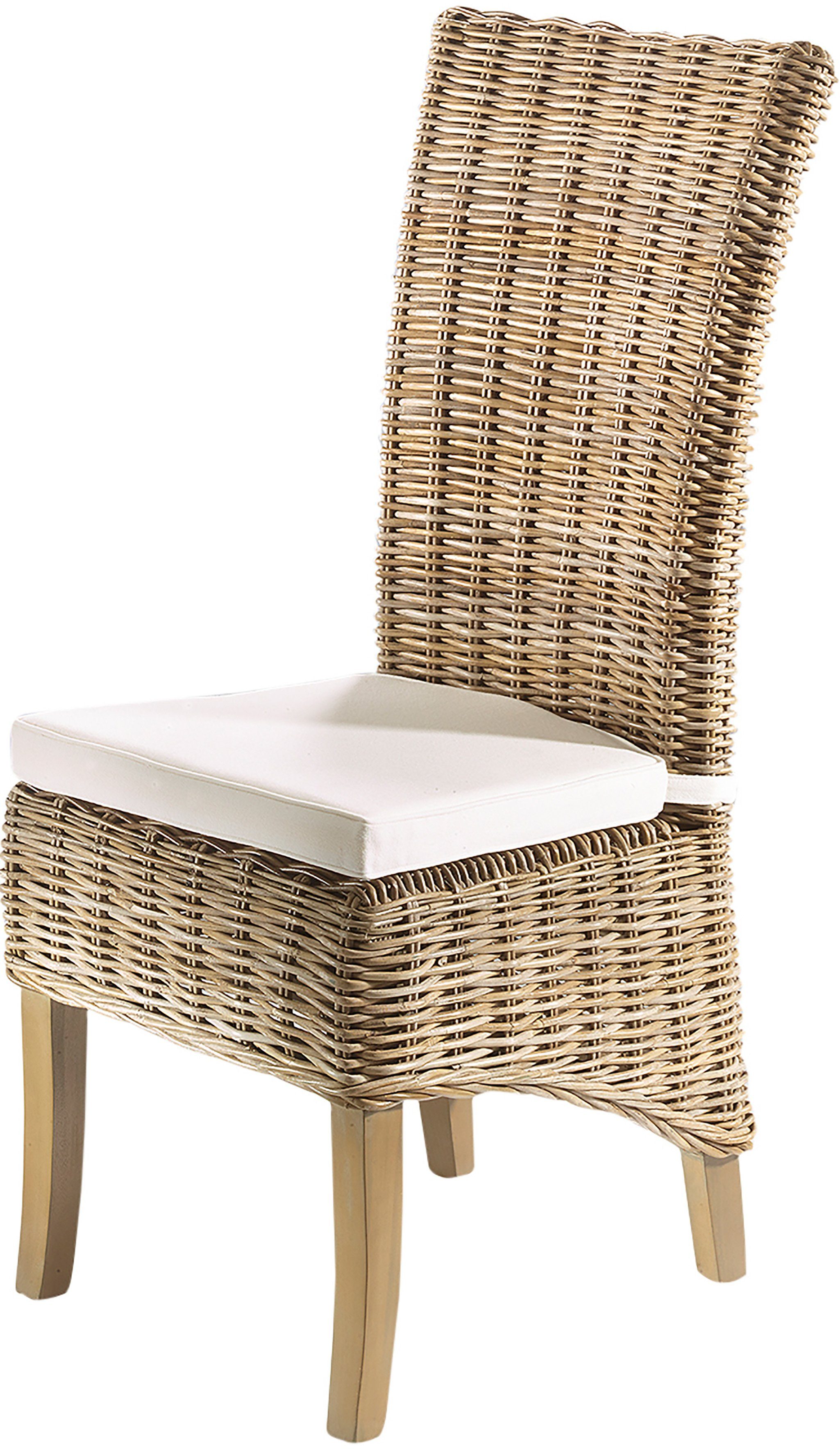 Kobolo Rattanstuhl NEWPORT Stuhl Hochlehner Rattan günstig online kaufen