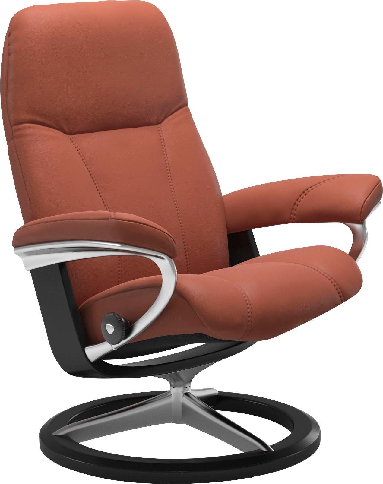 Relaxsessel mit Größe Consul, Stressless® Gestell Base, Schwarz L, Signature