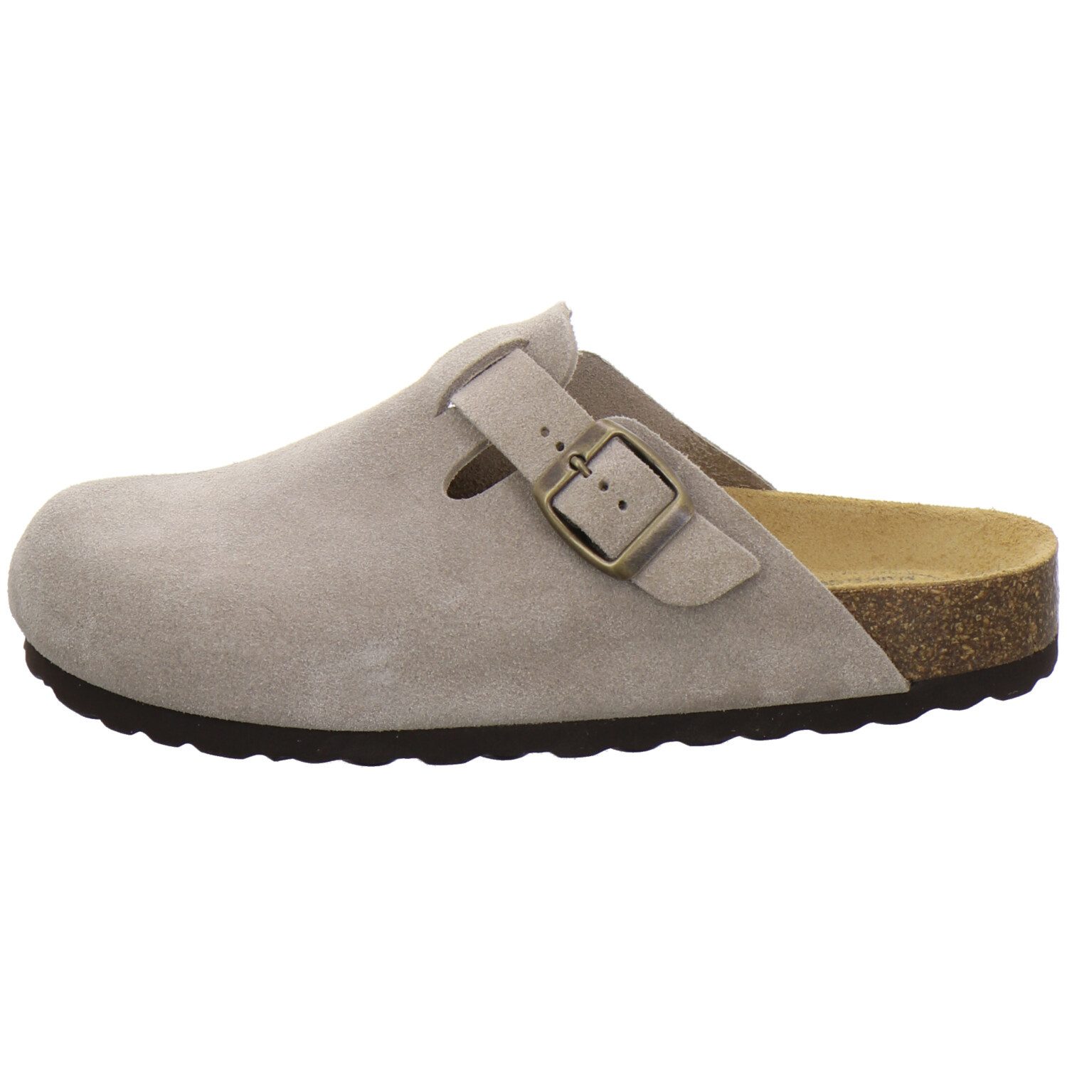 AFS-Schuhe 290074 Clogs Pantolette für Damen aus Leder mit Fußbett, Hausschuhe Made in Germany