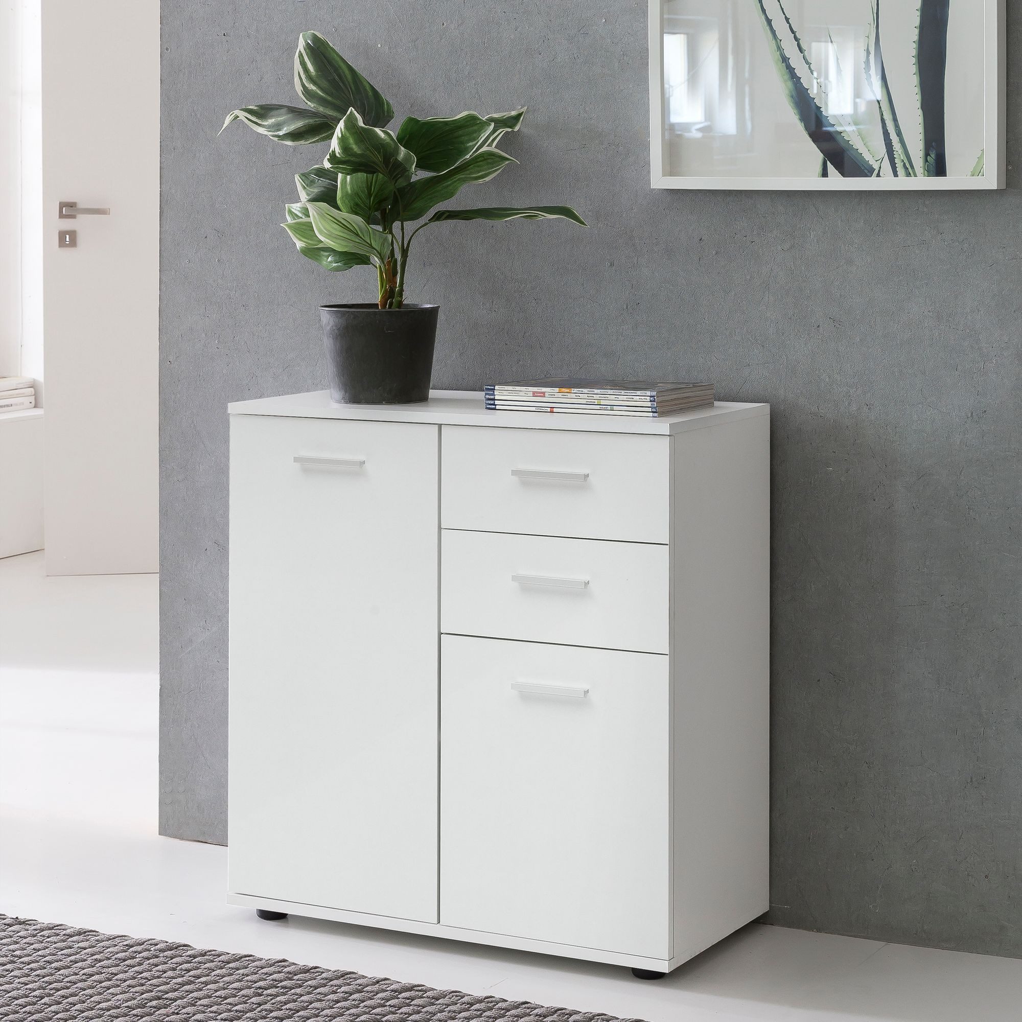 FINEBUY Sideboard SuVa11838_1 (mit Türen & günstig online kaufen