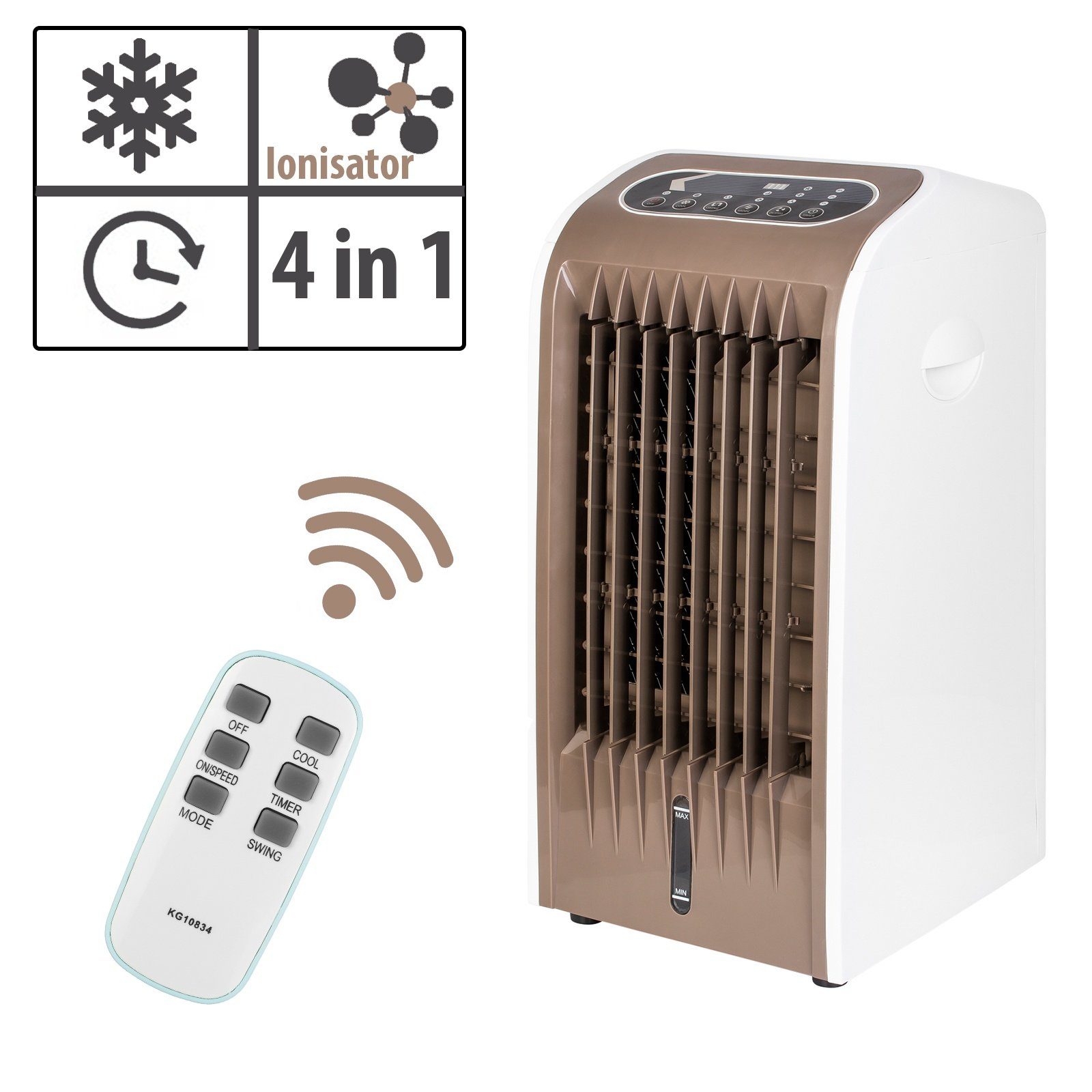 Grafner Standventilator Klimagerät Klimaanlage 4in1 Luftkühler Ventilator  KG10834