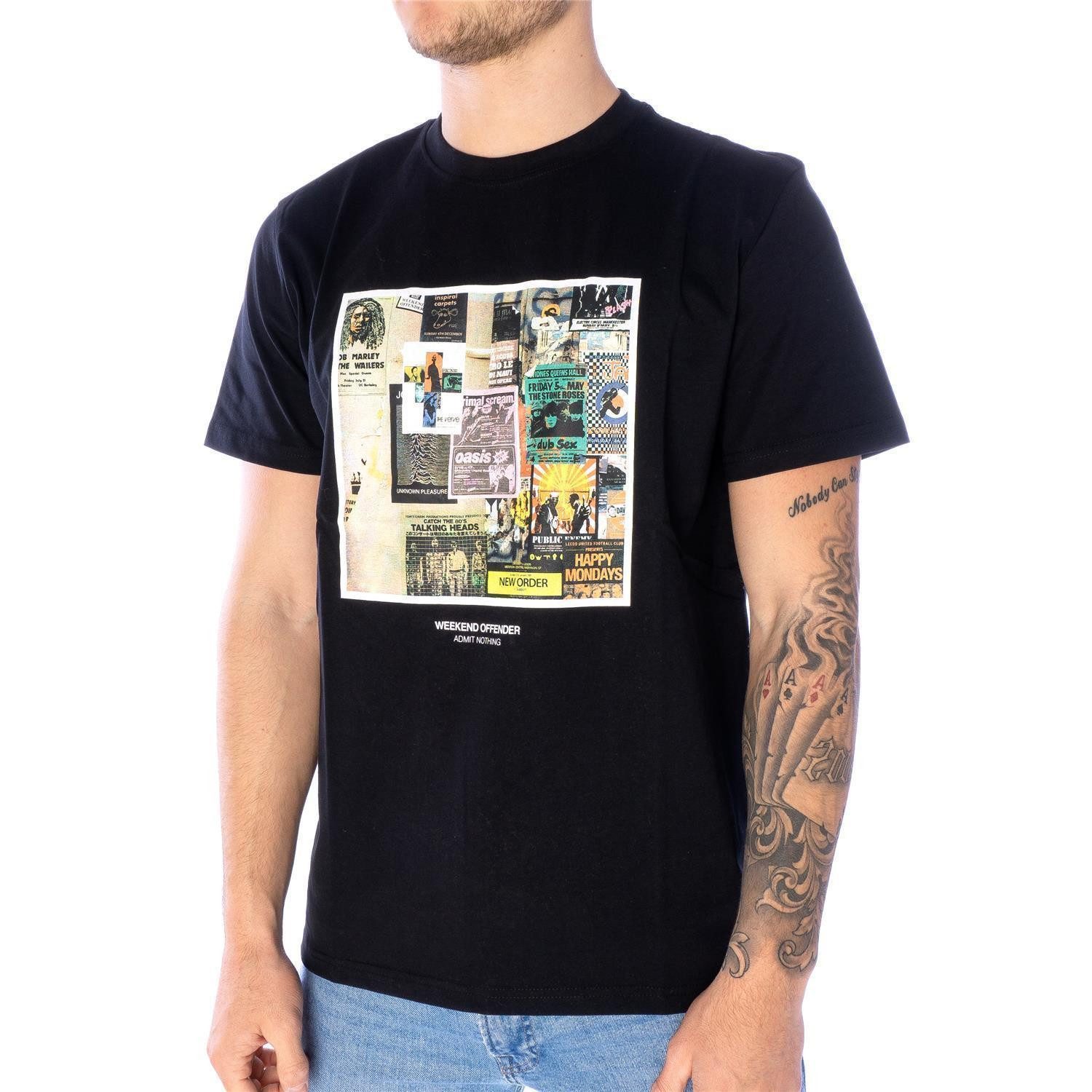 Weekend Offender T-Shirt T-Shirt Weekend Offender Posters (1-tlg) "Posters" Design-Print auf Vorderseite