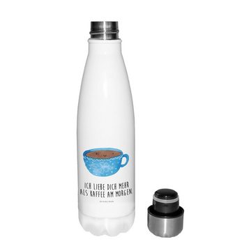 Mr. & Mrs. Panda Thermoflasche Kaffee Tasse - Weiß - Geschenk, Isolierflasche, Tiermotive, Tiere, Tr, Motivierende Sprüche