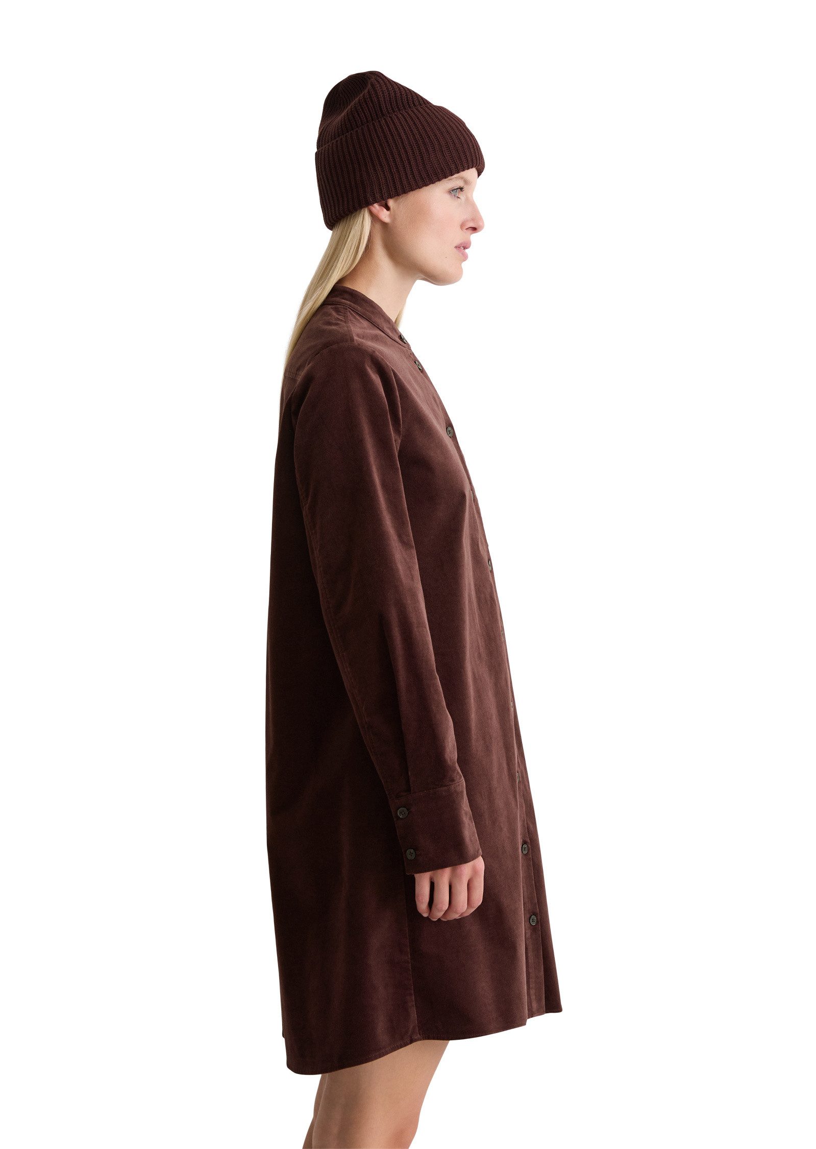 Marc O'Polo Hemdblusenkleid aus Organic Cotton Stretch