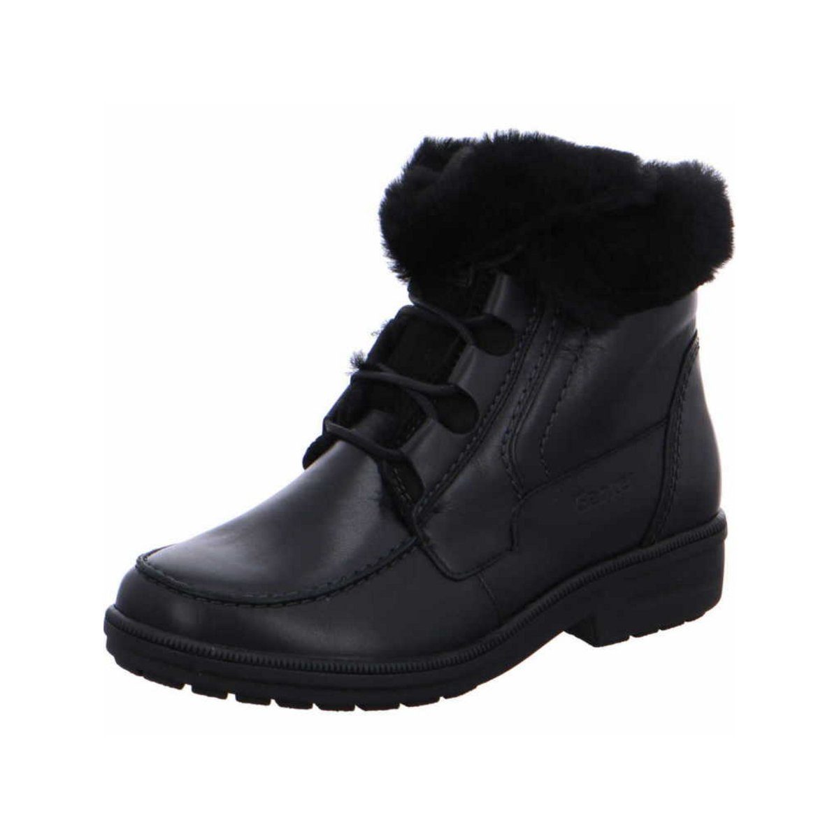 Ganter schwarz regular fit Schnürstiefelette (1-tlg)