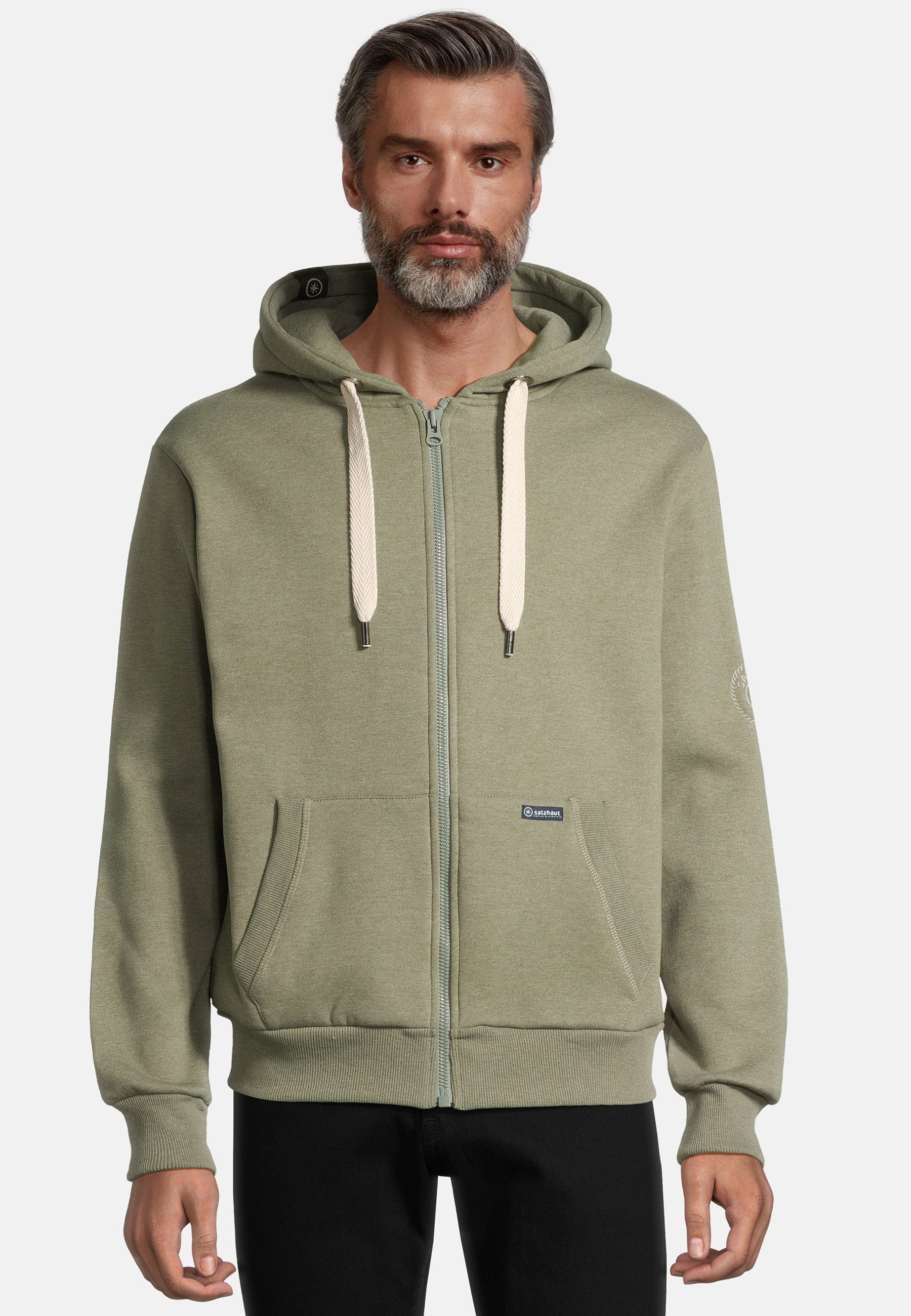 salzhaut Sweatjacke BREKER Herren normale Passform günstig online kaufen