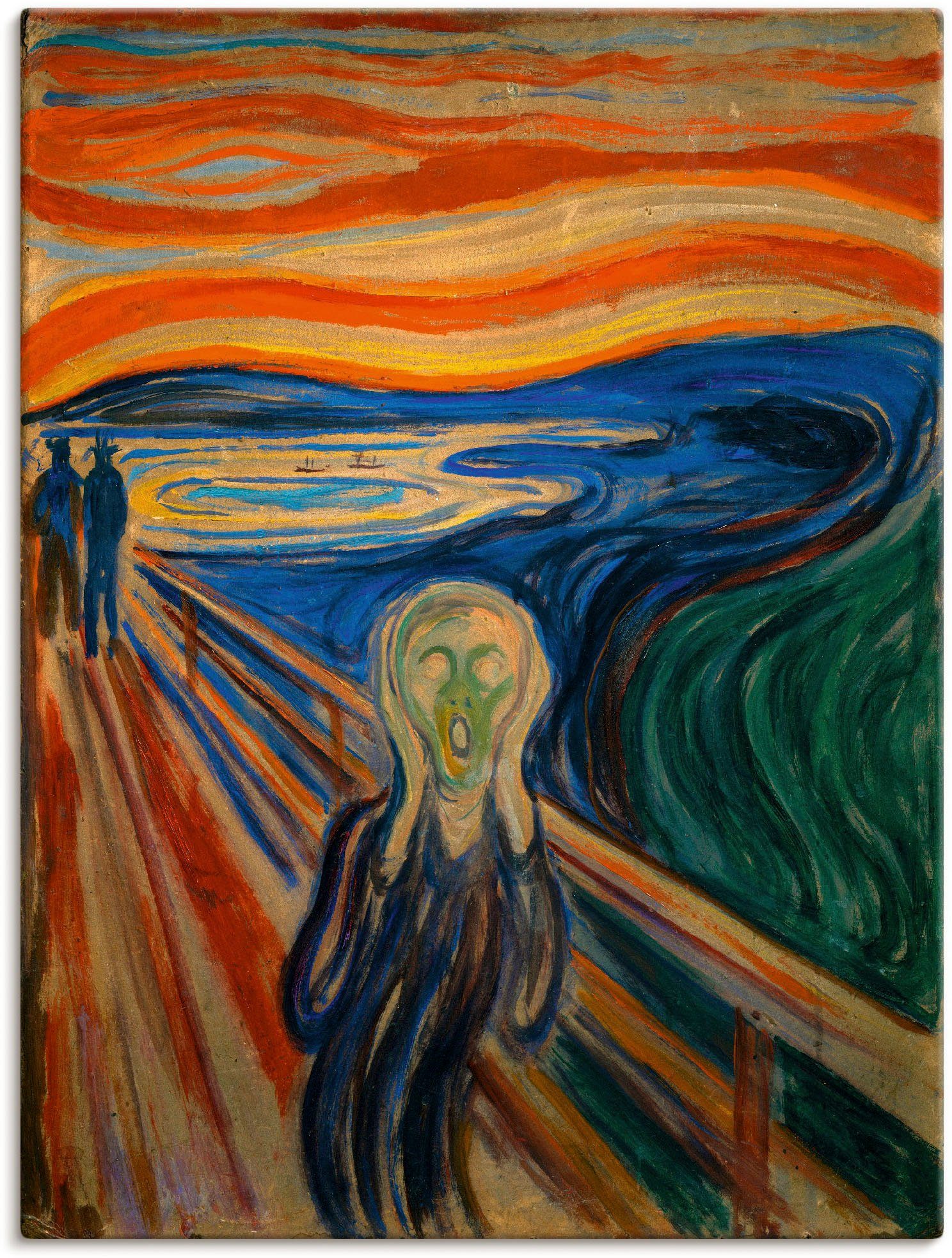 Wandbild Der Schrei. 1893