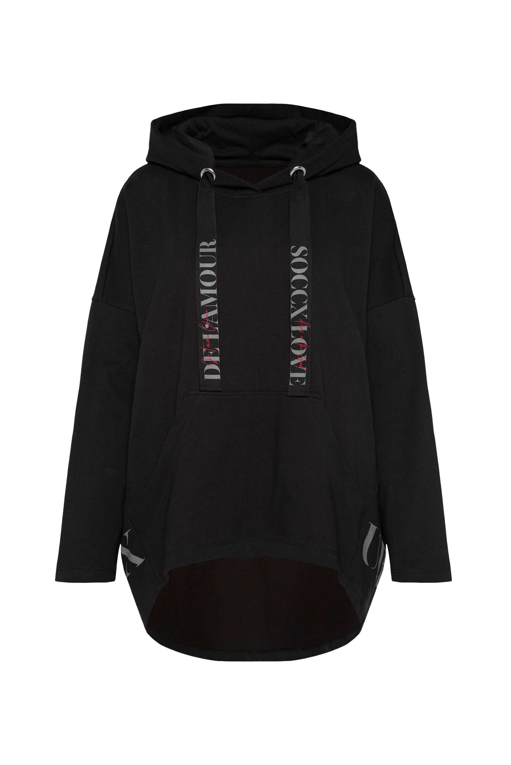 SOCCX Kapuzensweatshirt mit verlängertem Saum hinten günstig online kaufen