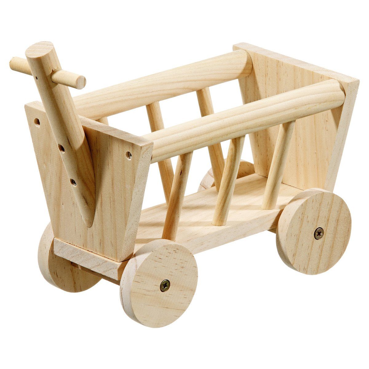 Futterspender Heuraufe Carro Natürlich - Holz