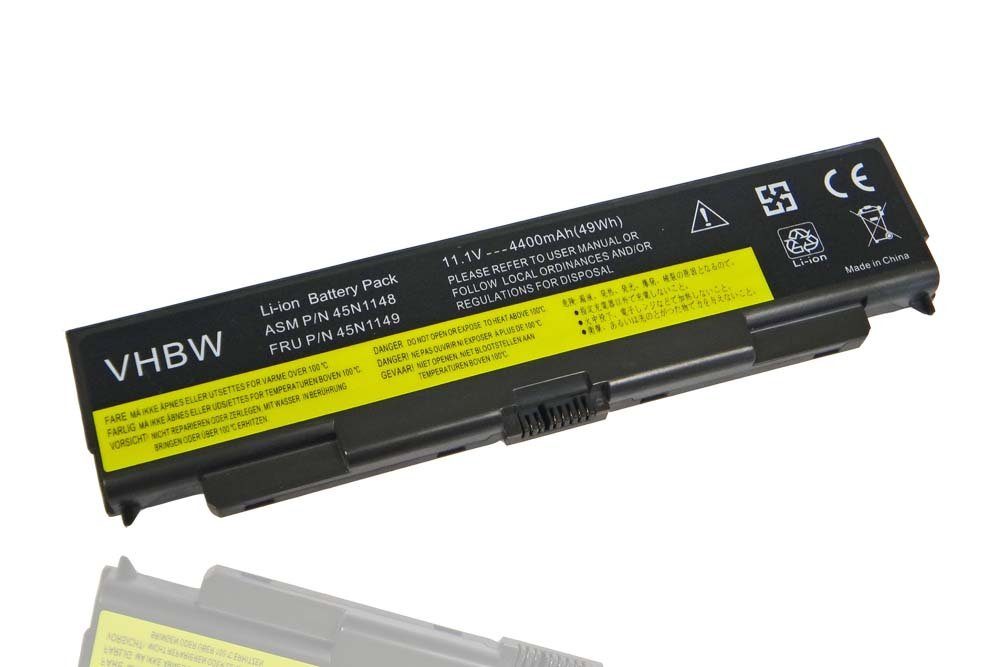 vhbw passend für Lenovo ThinkPad L540, L440 20AT004QGE, L540 20AU000Y, L540 Laptop-Akku 4400 mAh