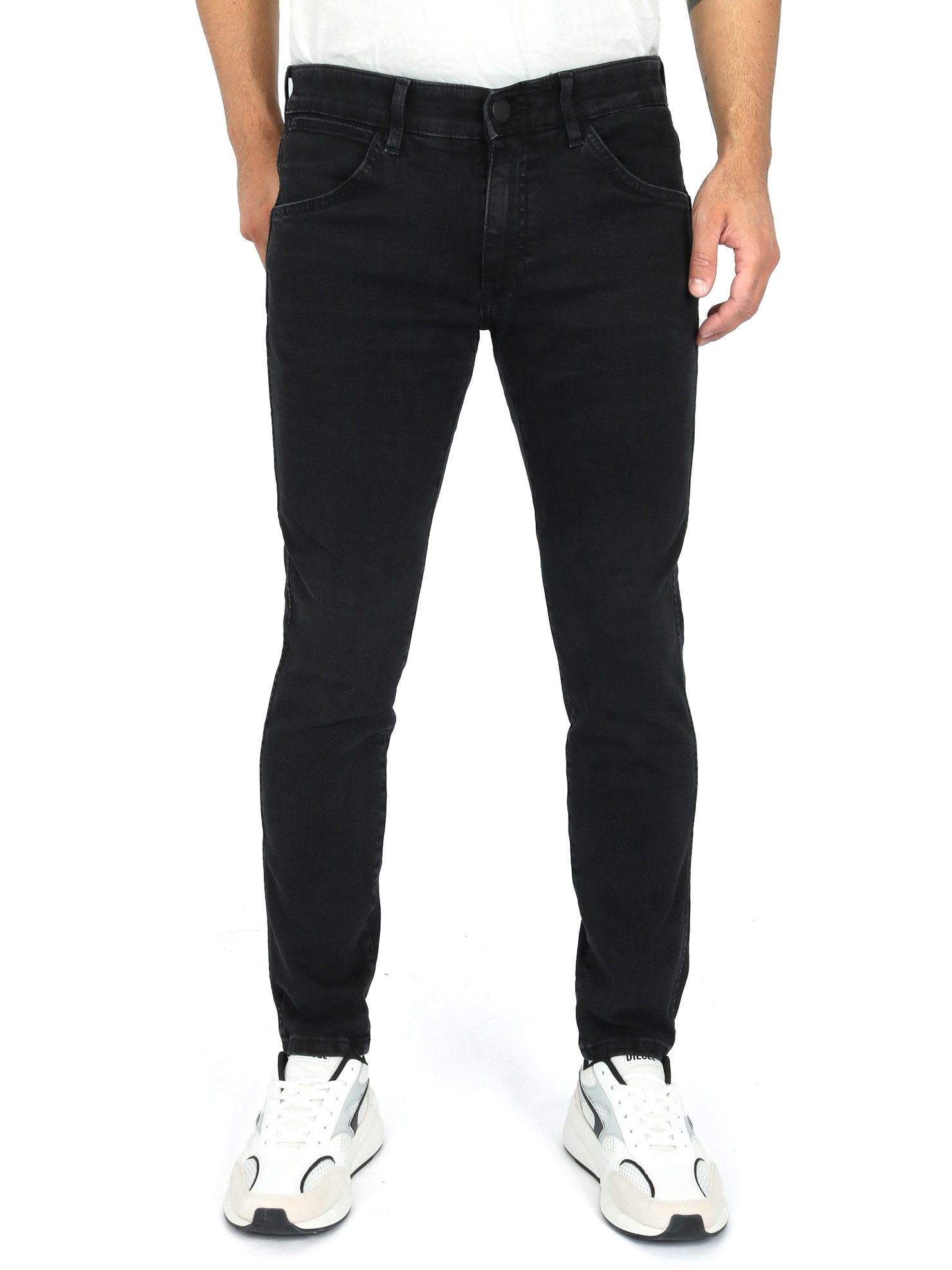 Wrangler Skinny-fit-Jeans - Weich & Superstretch - BRYSON JETSTORM NOIR günstig online kaufen