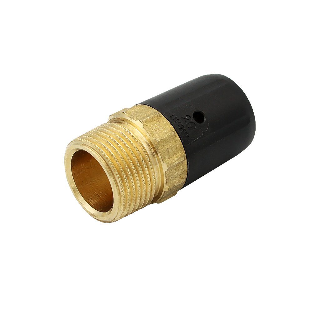 Thumbnail - PipeTec Deutschland Steckfitting Pipetec Steckfitting Steck-Übergang mit Außengewinde 20x2 3/4"