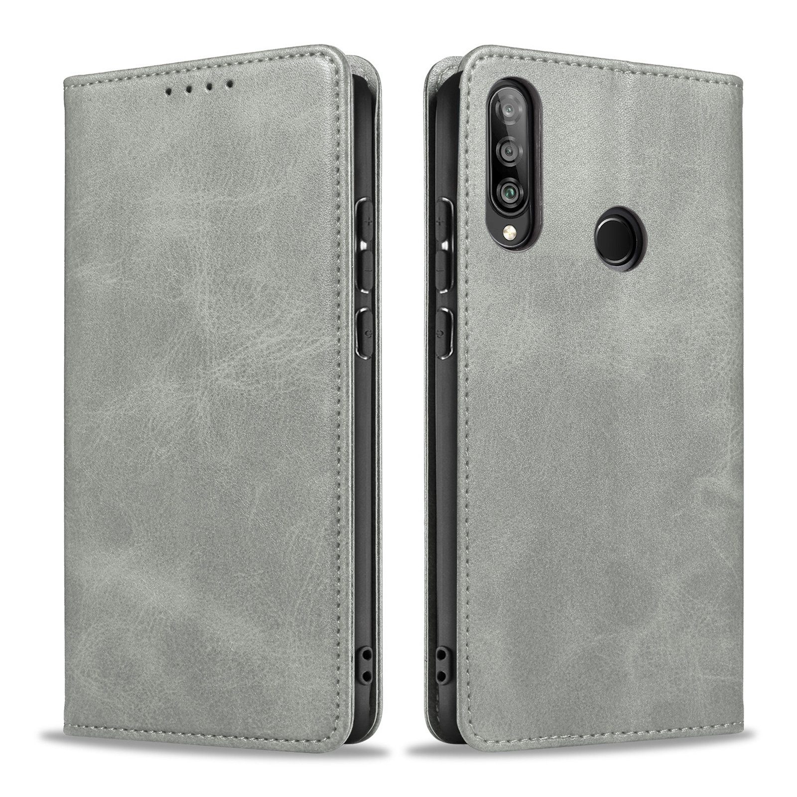 Tec-Expert Handyhülle Tasche Hülle für Huawei P30 Lite 6.15 Zoll, 6.15 ", Cover Klapphülle Case mit Kartenfach Fliphülle aufstellbar