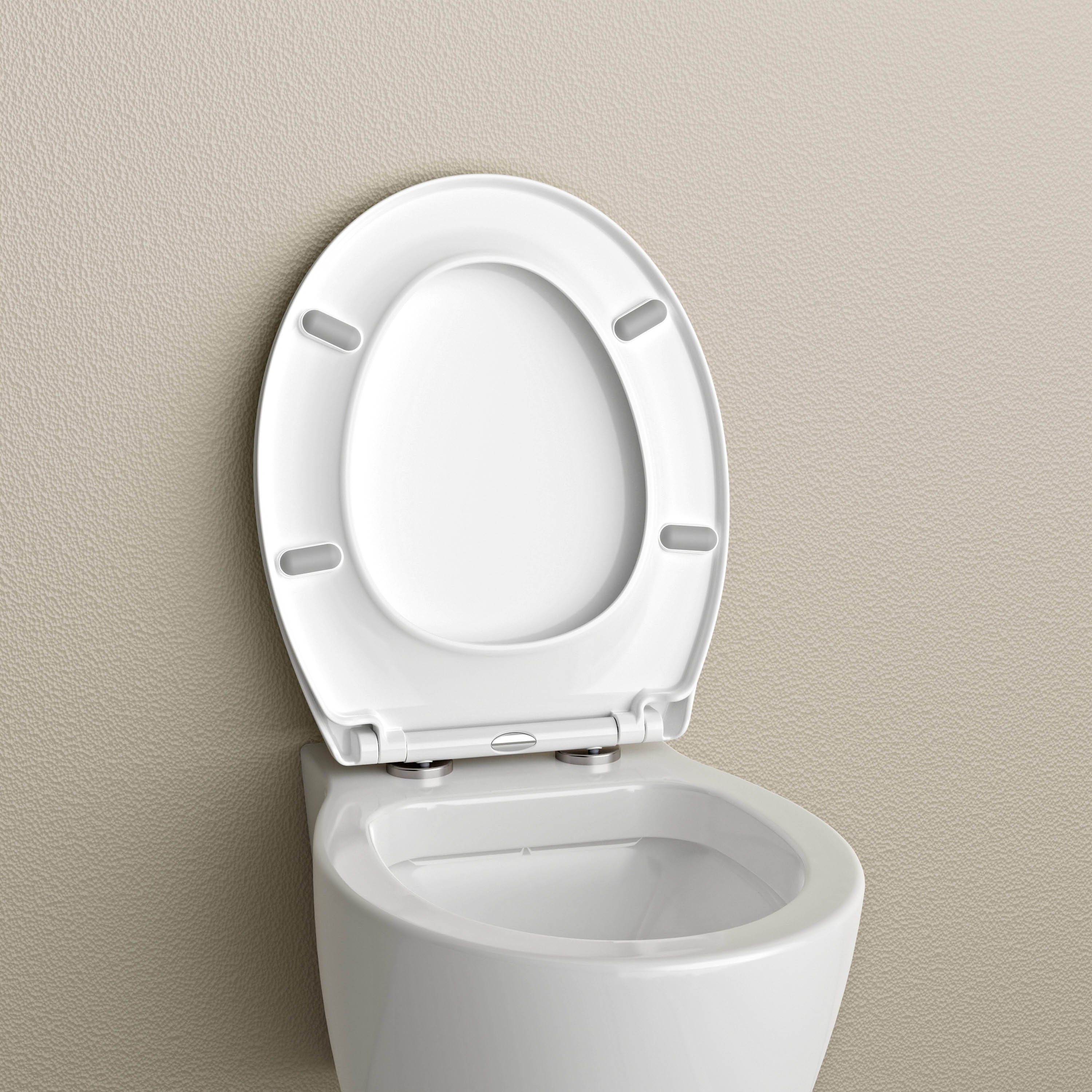 Bernstein WC-Sitz U2004, WC-Sitz U2004 Softclose Weiß glänzend Duroplast Ersatzdeckel