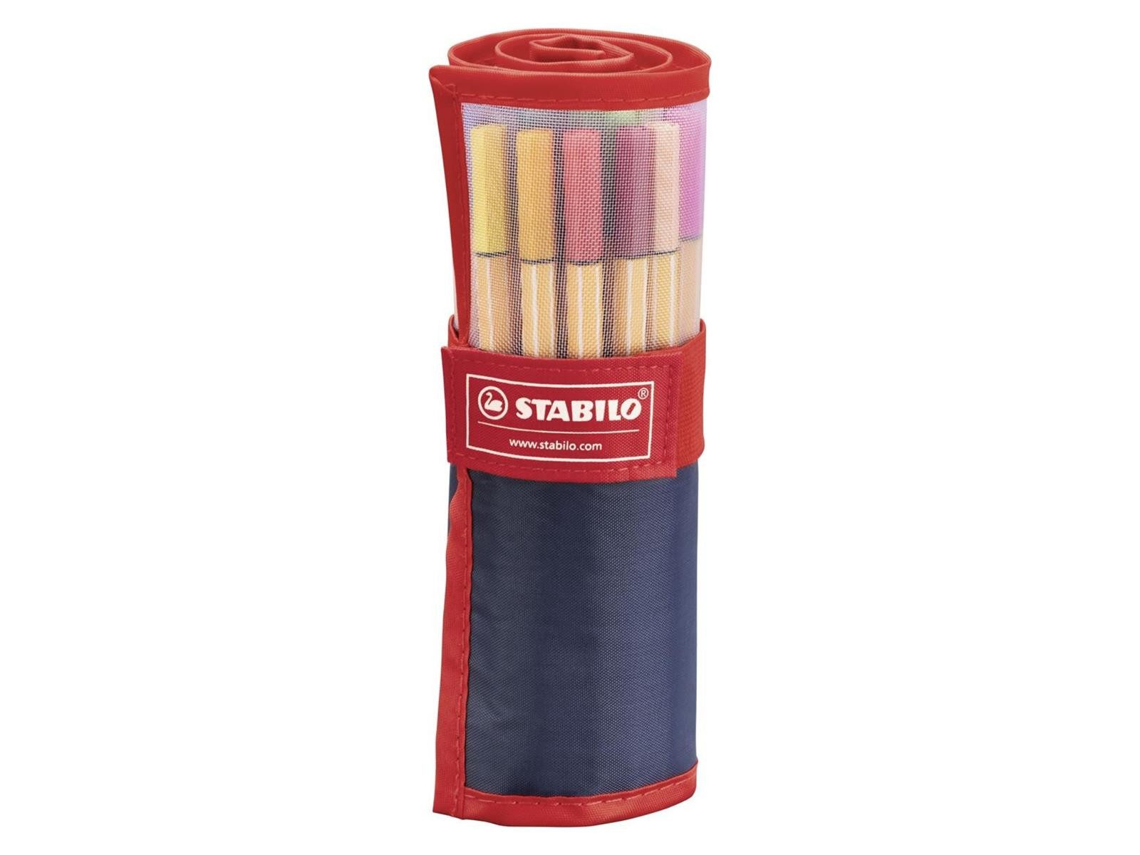 Fineliner STABILO point 88 Fineliner - 0,4 mm - 25er Rollset