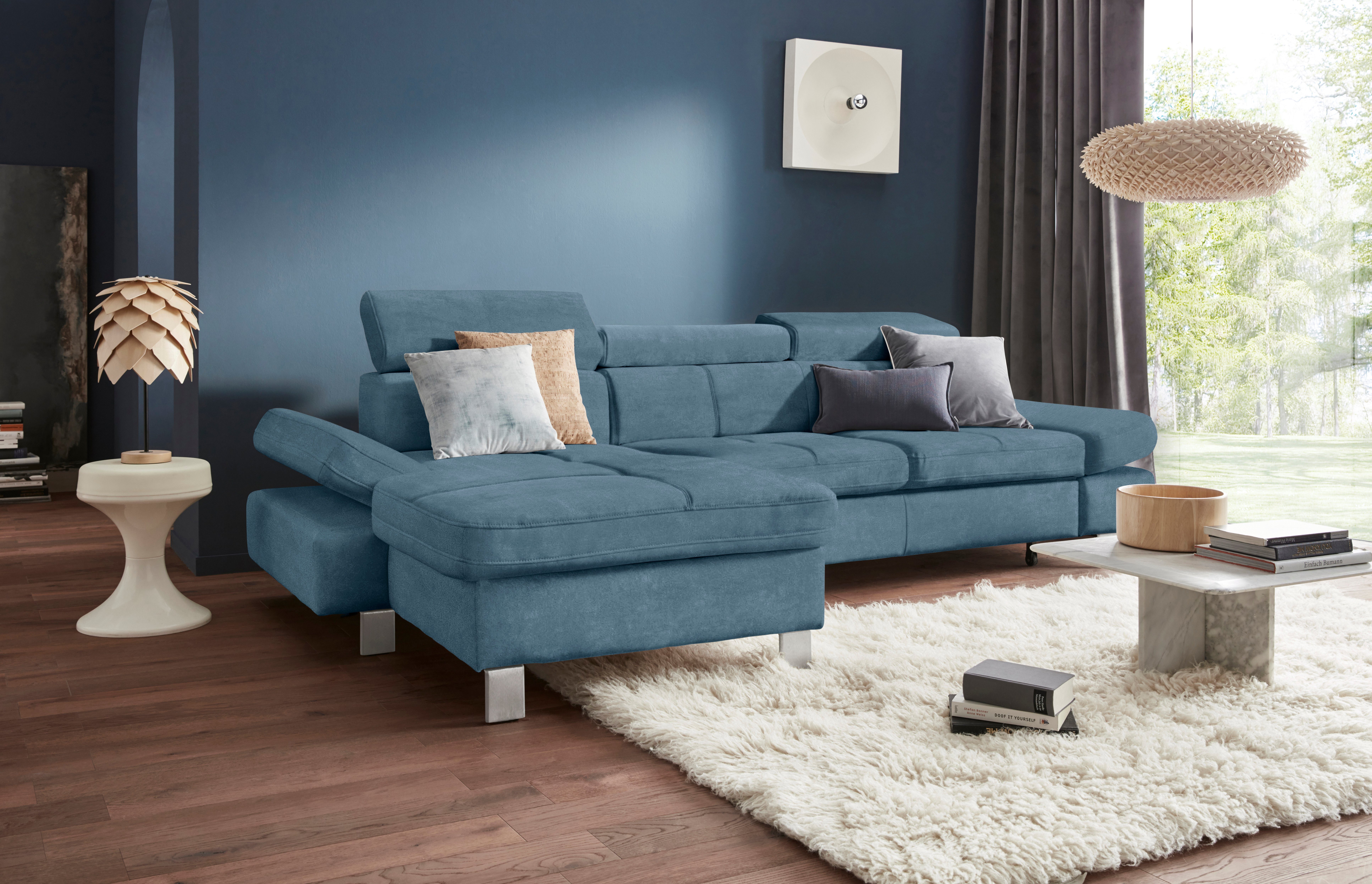 exxpo - sofa fashion Ecksofa, mit Kopf- bzw. Rückenverstellung ...