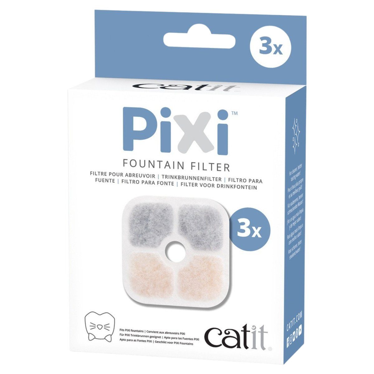 Catit Trinkbrunnen Pixi Trinkbrunnen-Filter, 3er-Pack günstig online kaufen