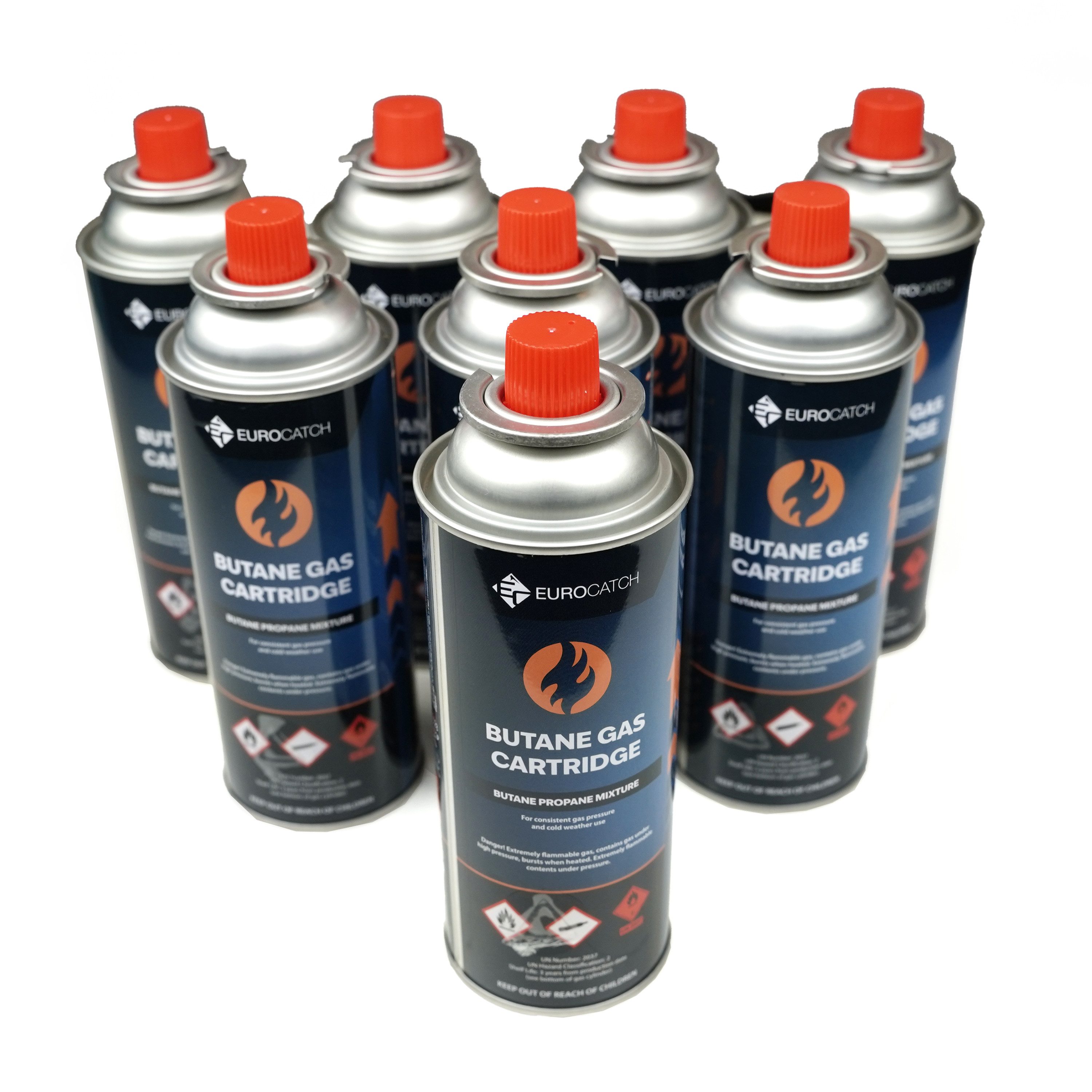 Eurocatch Fishing Camping-Gas Eurocatch Gaskartusche Butan 227 g Vorteilspack für Camping & Outdoor