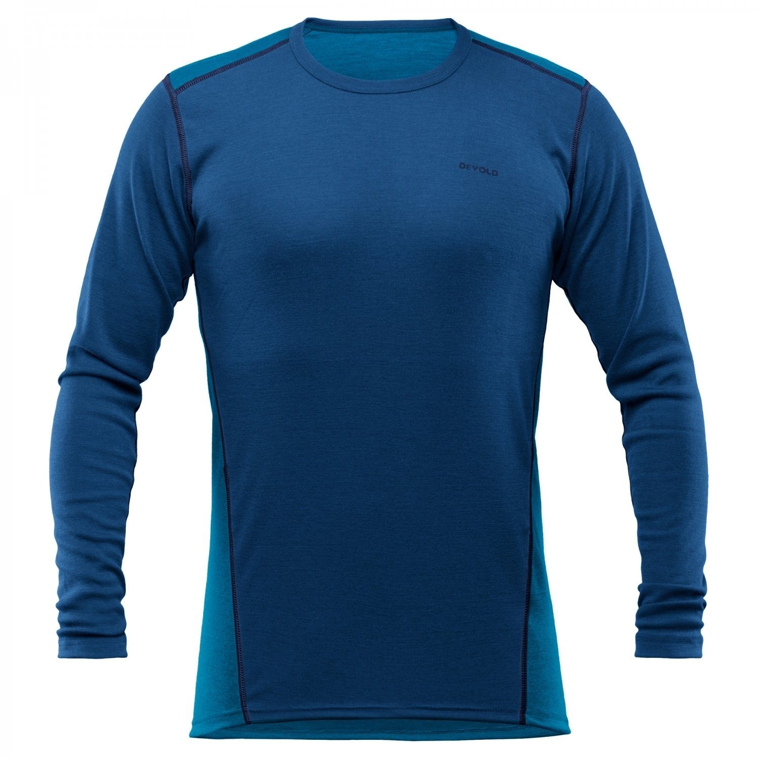 Devold Funktionsunterhemd Multi Sport Herren Langarm-Funktionsshirt blau