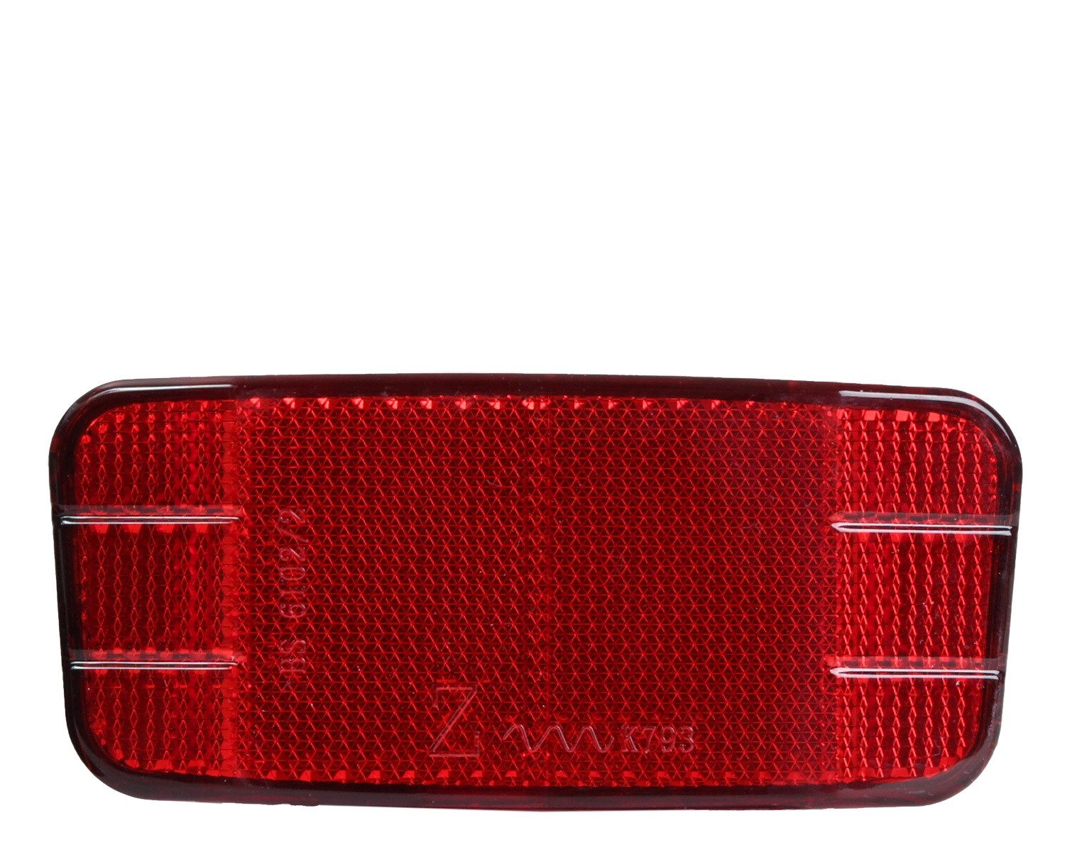 Filmer Fahrradreflektor Fahrrad Heckreflektor für Gepäckträger, Universal 80mm Abstand Schrauben StVZO zugelassen Reflektor