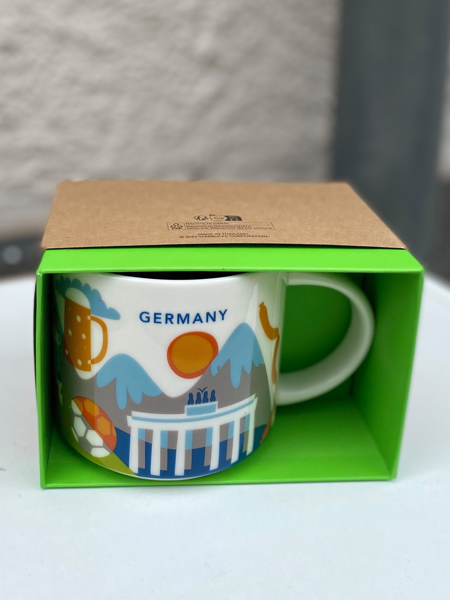 Starbucks Frühstücks-Geschirrset STARBUCKS City Mug You Are Here Germany Deutschland Kaffeetasse