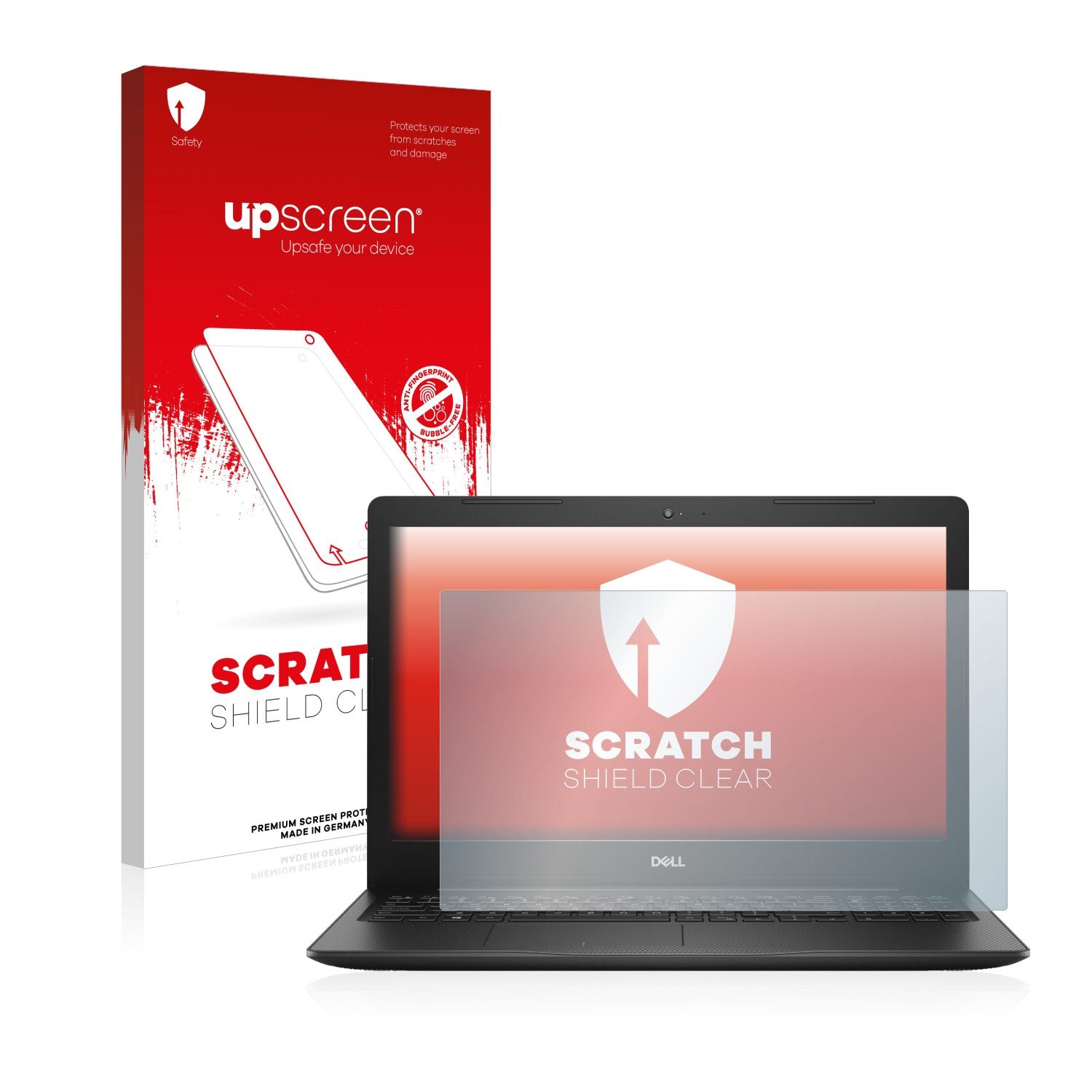 upscreen Schutzfolie für Dell Inspiron 15 3593, Displayschutzfolie, Folie klar Anti-Scratch Anti-Fingerprint