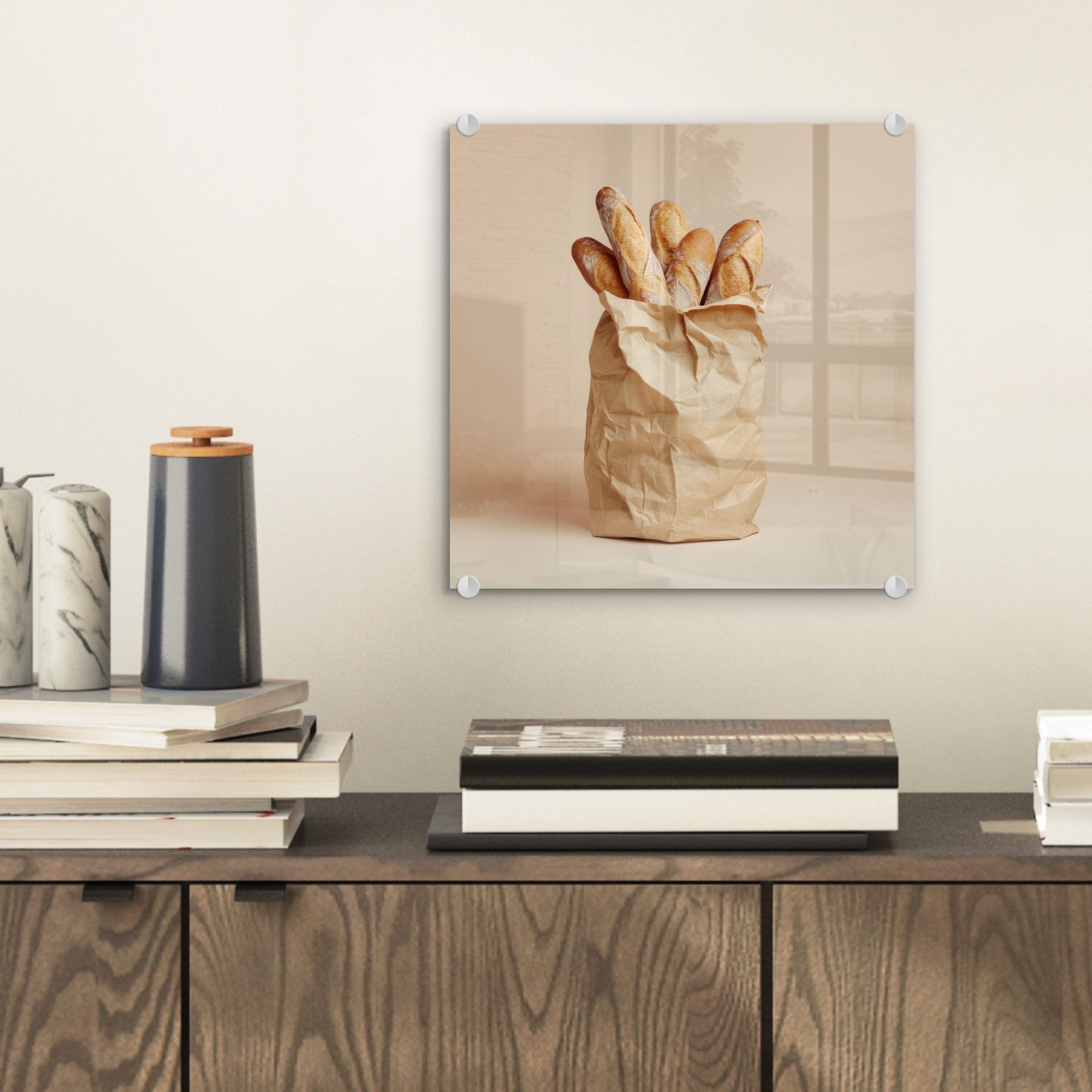MuchoWow Acrylglasbild Baguette - Brot - günstig online kaufen