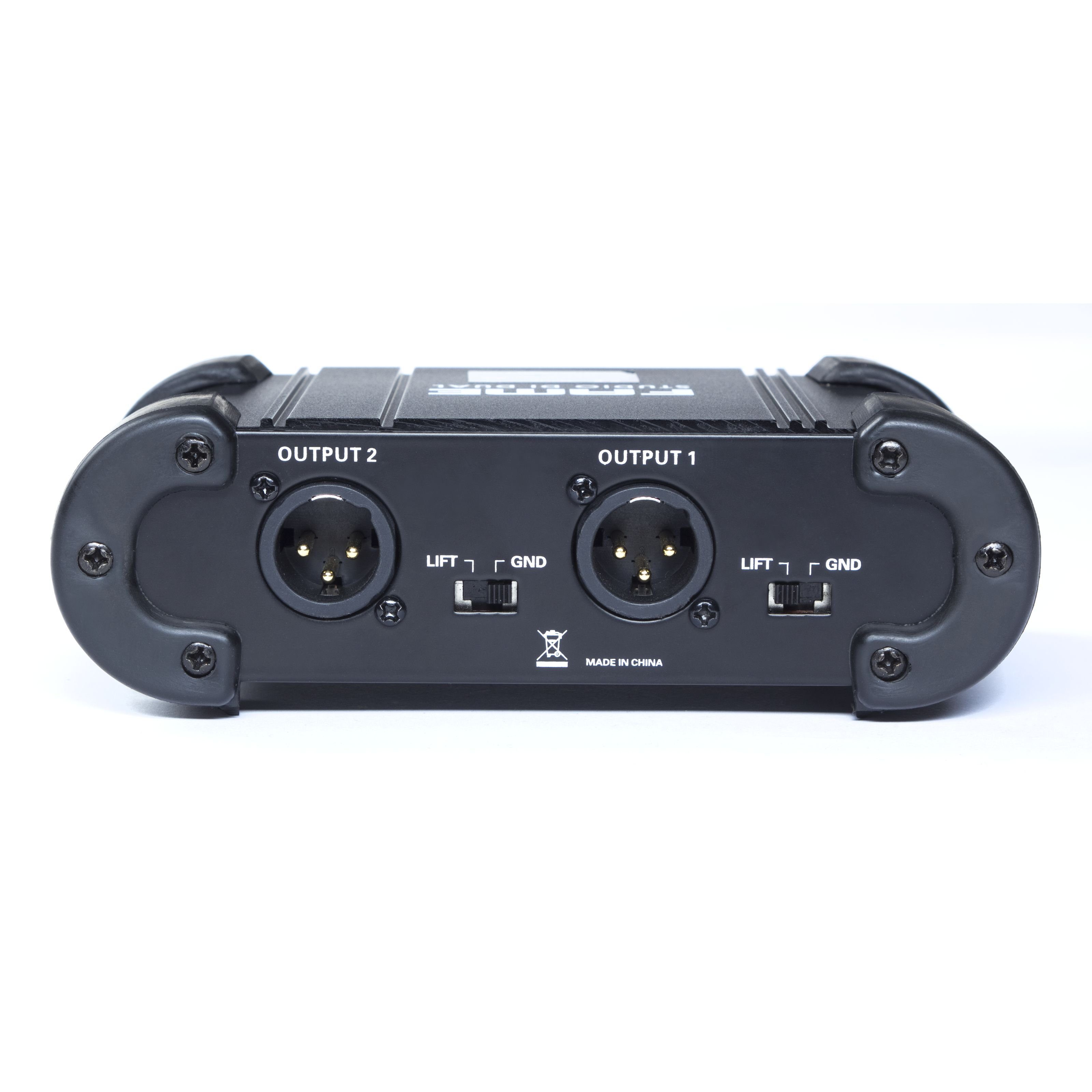 FAME Audio-Wandler, (Audio Studio DI Dual, Studio Hardware, DI-Boxen), Audio Studio DI Dual, DI Box für Studioaufnahmen, Dual Channel DI