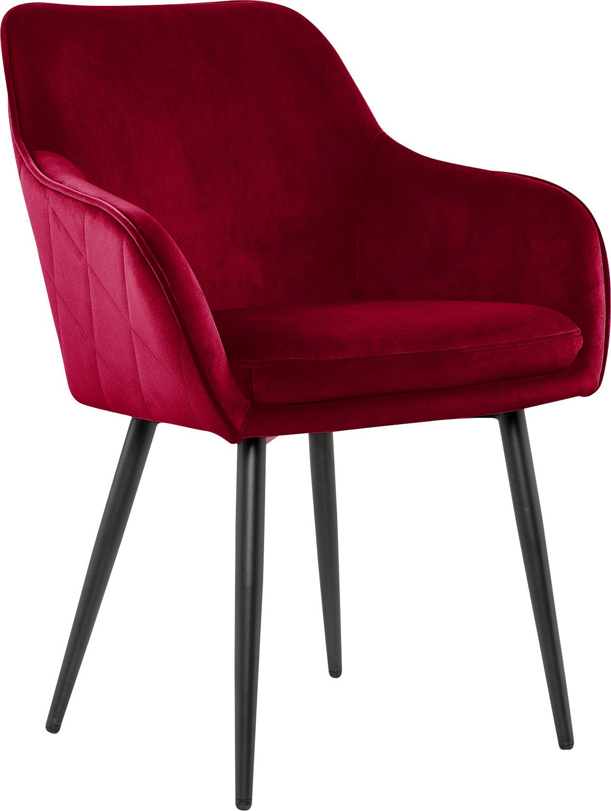 SalesFever Armlehnstuhl Komfortabler Esszimmerstuhl mit Stil, mit Diamantsteppung auf der Rückseite. Reduzierter Preis € 195,62. Unverbindliche Preisempfehlung € 329,00