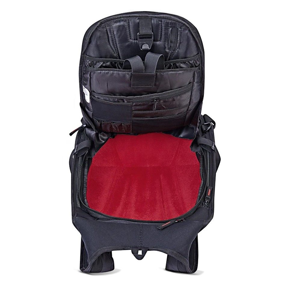 Bagtecs Rucksack Motorrad Hartschalen Rucksack # Carbon 30L rot günstig online kaufen
