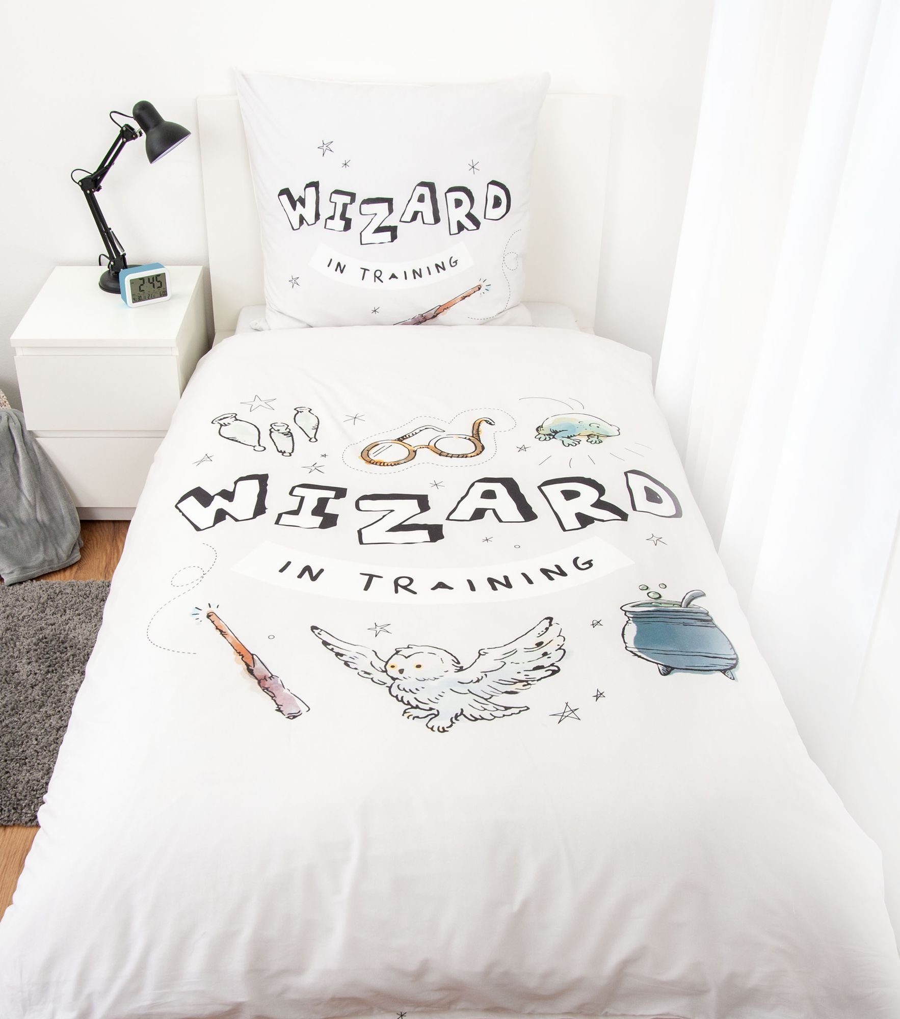 Herding Kinderbettwäsche Harry Potter Wende Bettwäsche Hogwarts Wizard 2tlg günstig online kaufen