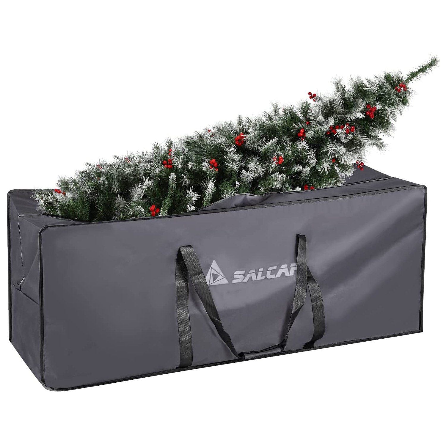 Salcar Aufbewahrungstasche für Weihnachtsbaum Künstlich − für zerlegbare Bäume bis zu 270 cm, 150 x 50 x 60 cm extra große Aufbewahrungstasche