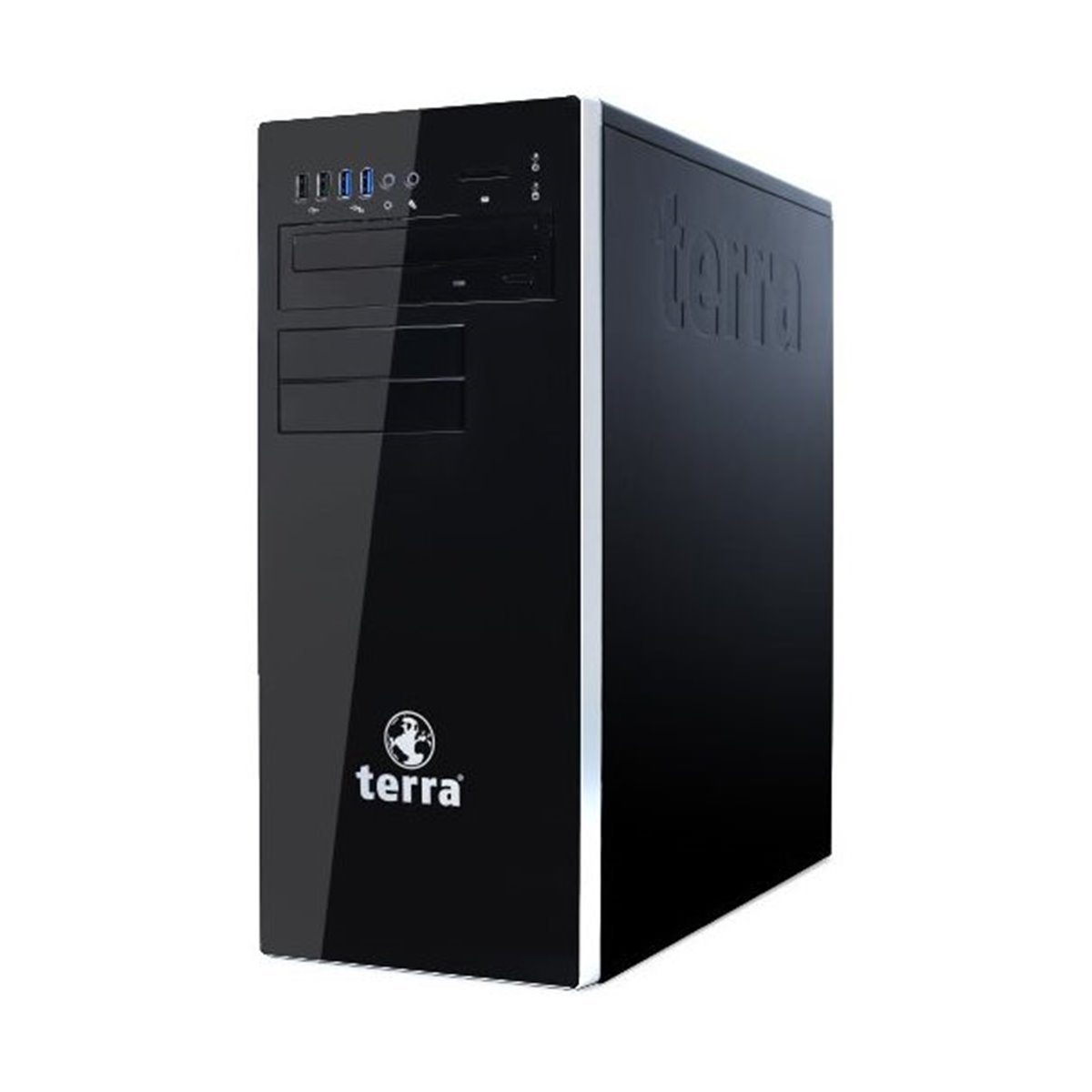 TERRA 6000 Home PC (Intel Core i5 11400, Intel UHD Graphics 730 (1130 MHz),  16 GB RAM, 500 GB SSD), 4x USB 3.2 Gen 1 ports (2x vorne), 6x USB 2.0 ports  (2x vorne)/ (alle Type-A) | Business-PCs