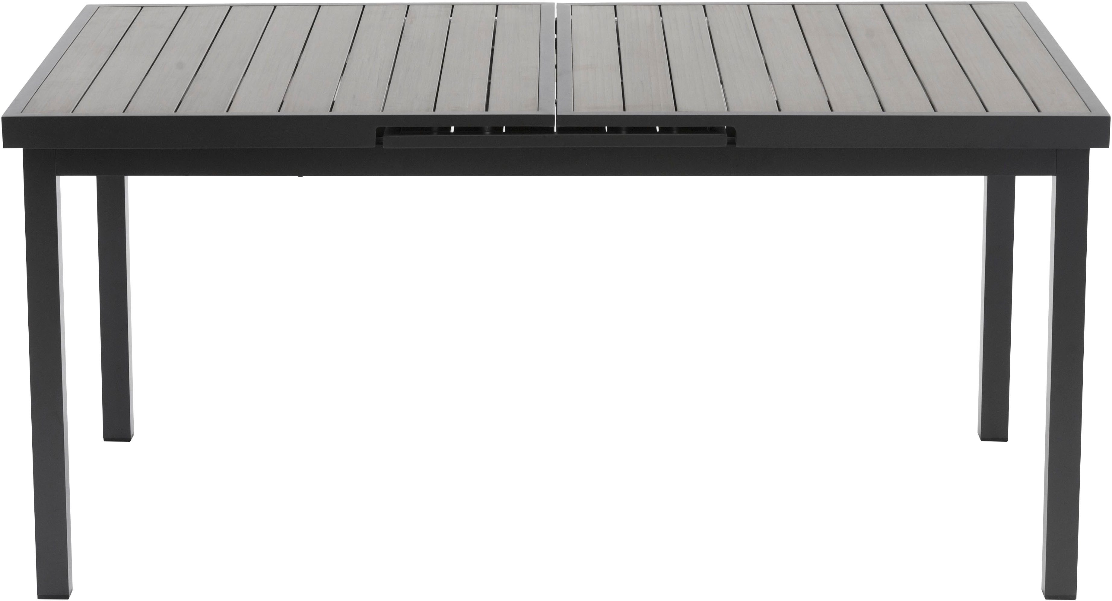 Destiny Garten-Essgruppe GARDA IMOLA, (9-tlg), 4 Hochlehner inkl. Auflagen, 1 Ausziehtisch 165/215x100 cm