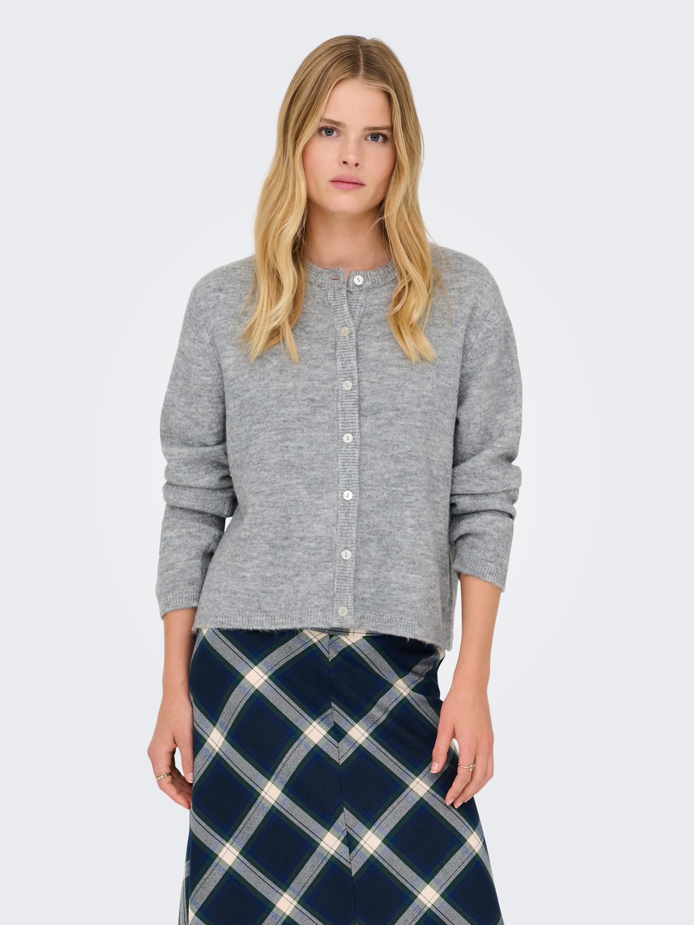ONLY Strickjacke ONLSIMONI L/S O-NECK CARDIGAN KNT NOOS lockere Passform günstig online kaufen