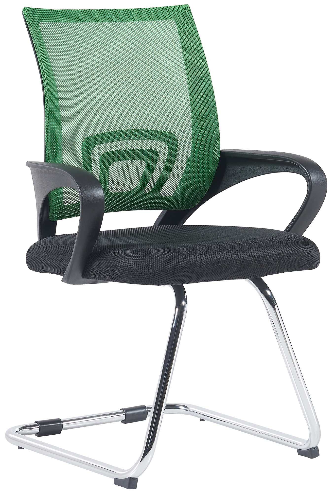 furnicato Besucherstuhl Freischwinger Eureka 59x53x91 cm grün (1 St)