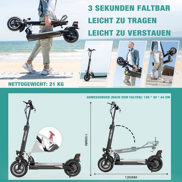 HITWAY E-Scooter, 20,00 km/h, Elektroscooter 10" mit Zulassung ABE Elektroroller Faltbar