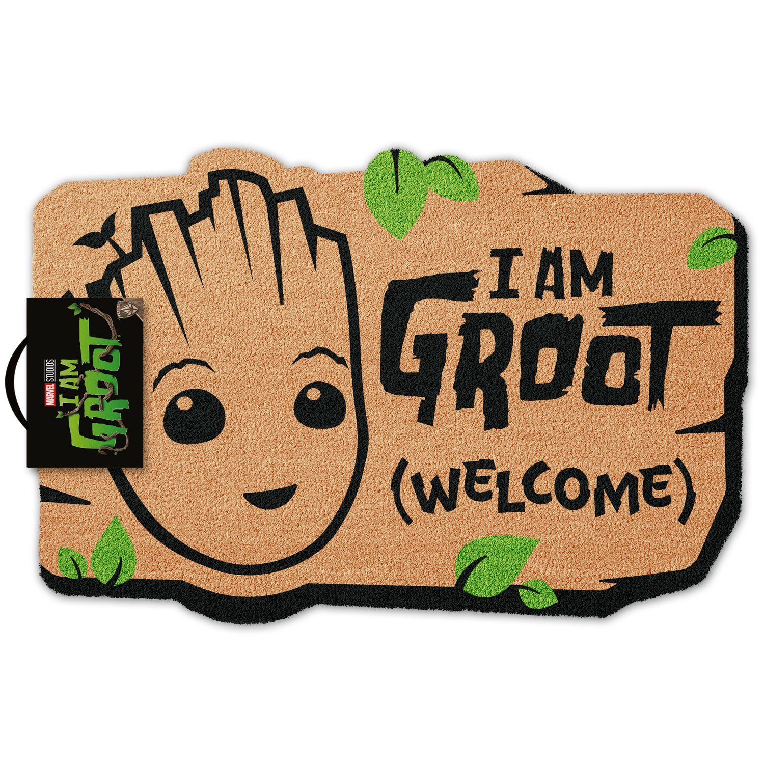 Fußmatte Guardians of the Galaxy Marvel Fußmatte I Am Groot (Welcome), Grupo Erik, Höhe: 40 mm