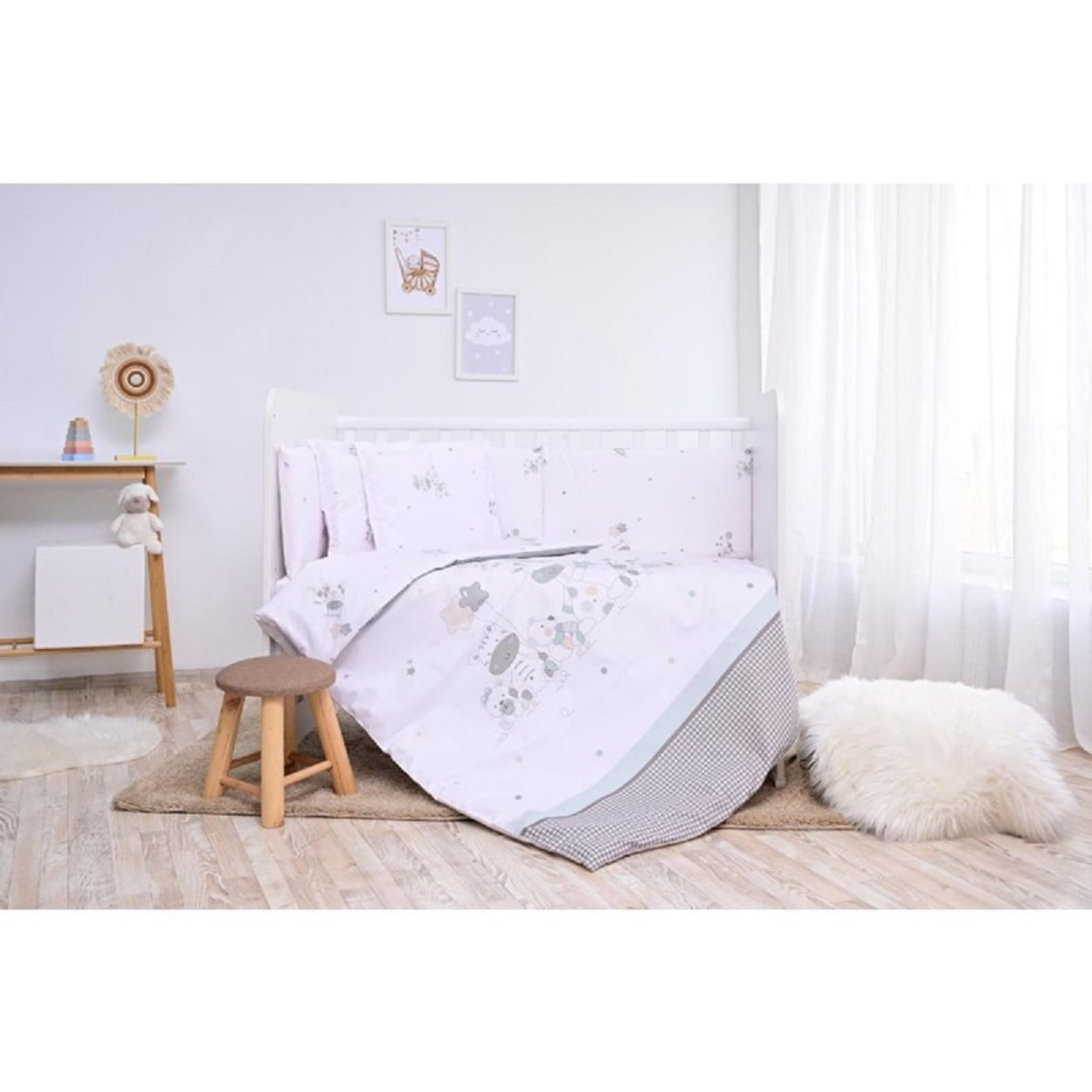 Lorelli Babybettwäsche Babybettwäsche Set Smile 6-tlg, günstig online kaufen