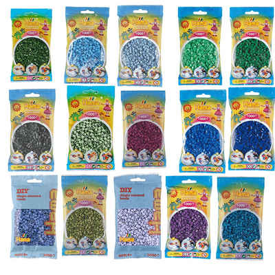 Hama Perlen Bügelperlen Hama Set mit 15.000 Midi-Bügelperlen kalte Farben