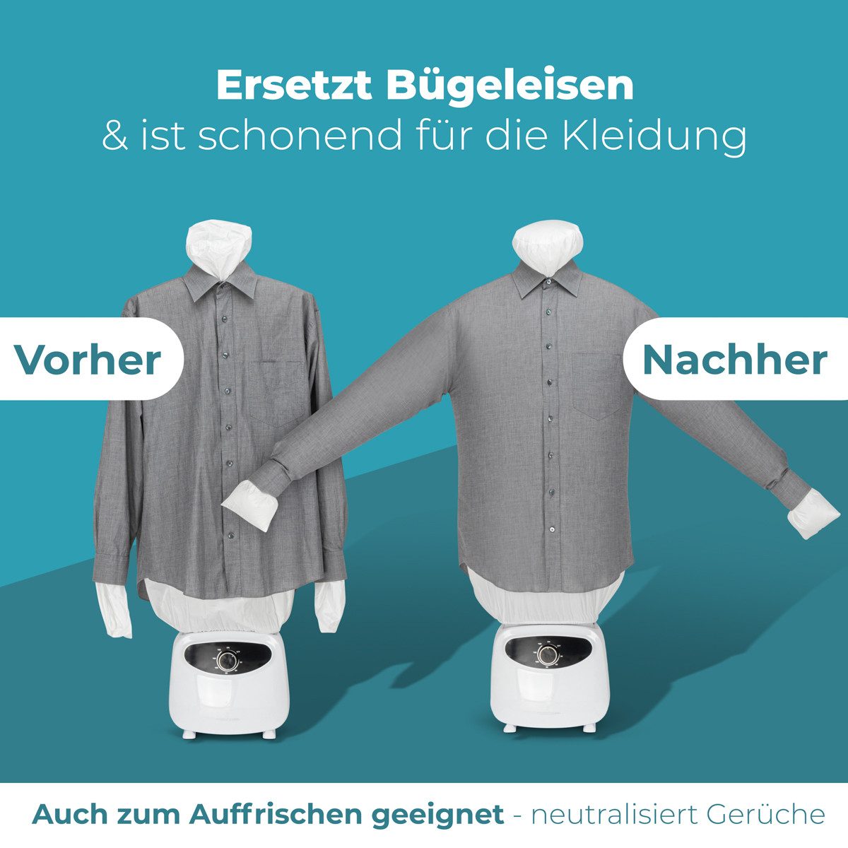 ProfiCare Bügelsystem PC-HBB 3117, mit leistungsstarken 1400W, inkl. Duftaufsatz