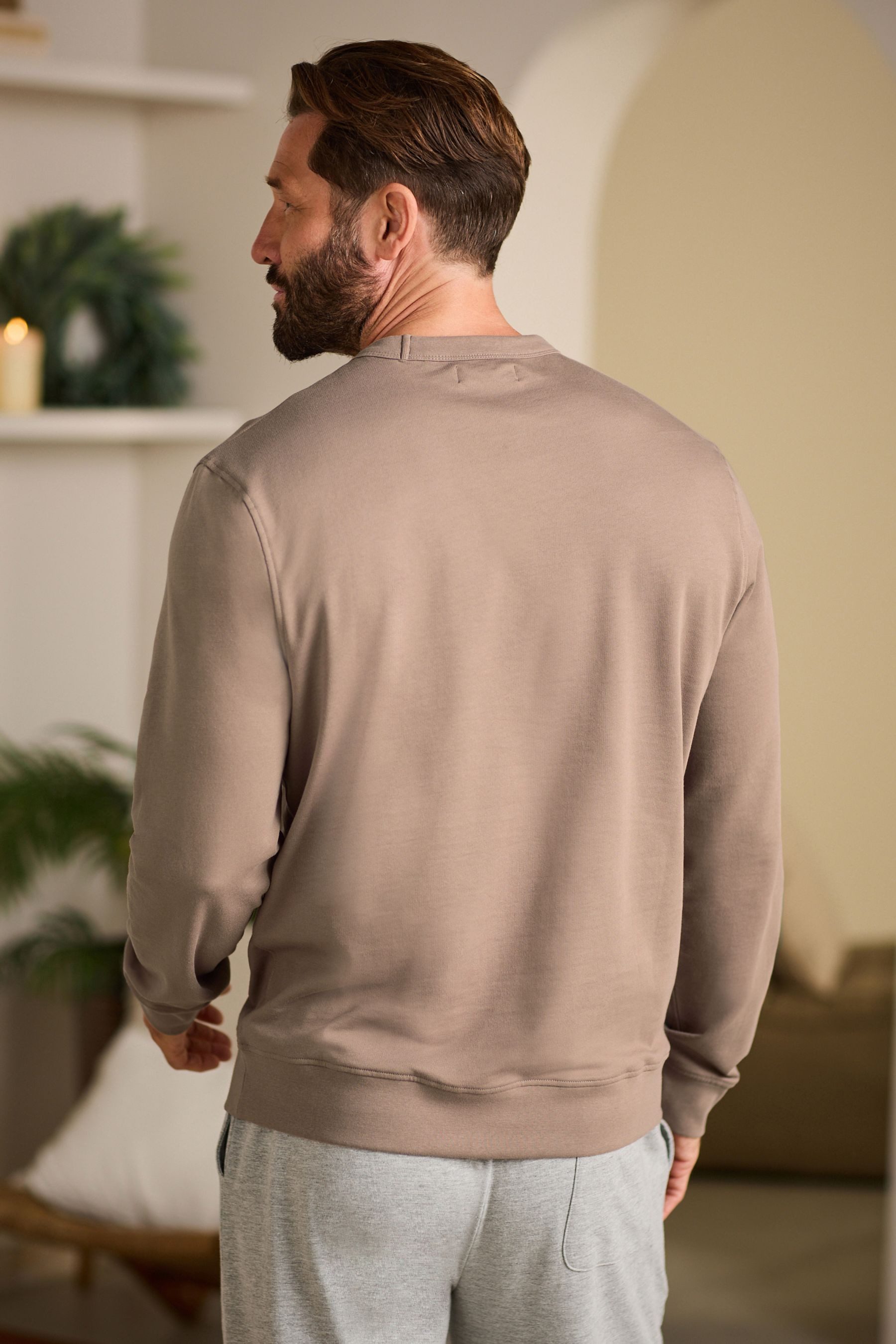 Next Sweatshirt Leichtes Sweatshirt mit Rundhalsausschnitt günstig online kaufen