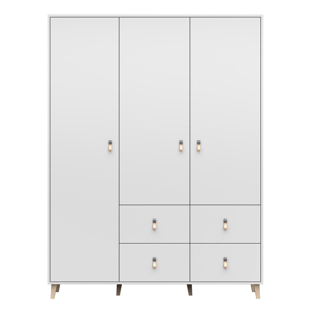 MOEBLO Drehtürenschrank FAGO 19 4S3D (Griffe günstig online kaufen