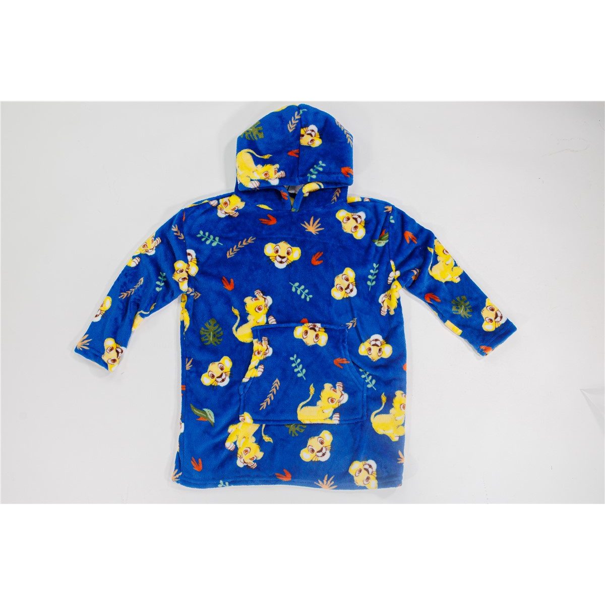 Aymax sprl Poncho Disney Lion King Sweat Poncho – Kuscheliger Poncho 7–14 Jahre
