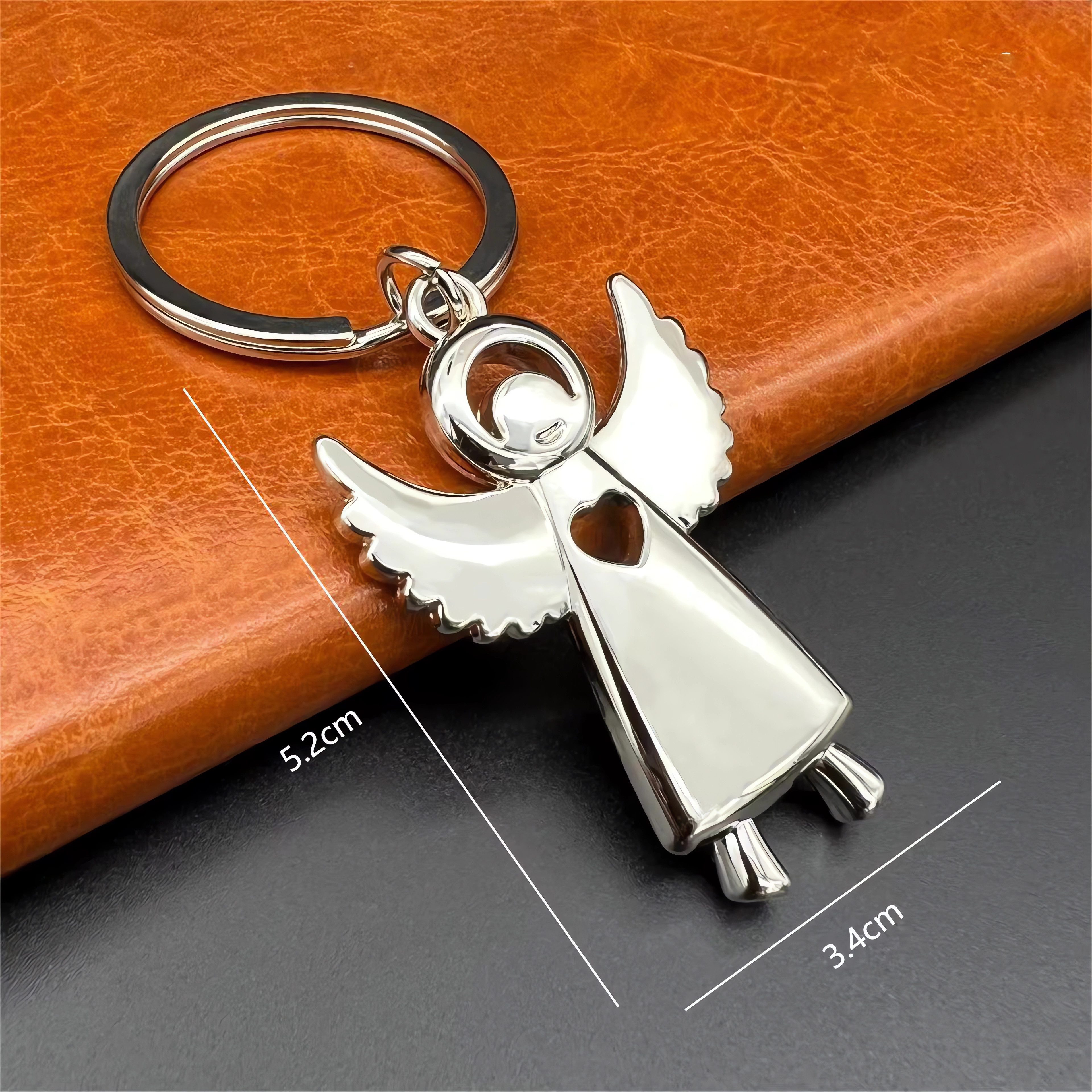 Jumpeak Schlüsselanhänger 3 Engelsflügel Metall Schlüsselanhänger, Taschens günstig online kaufen