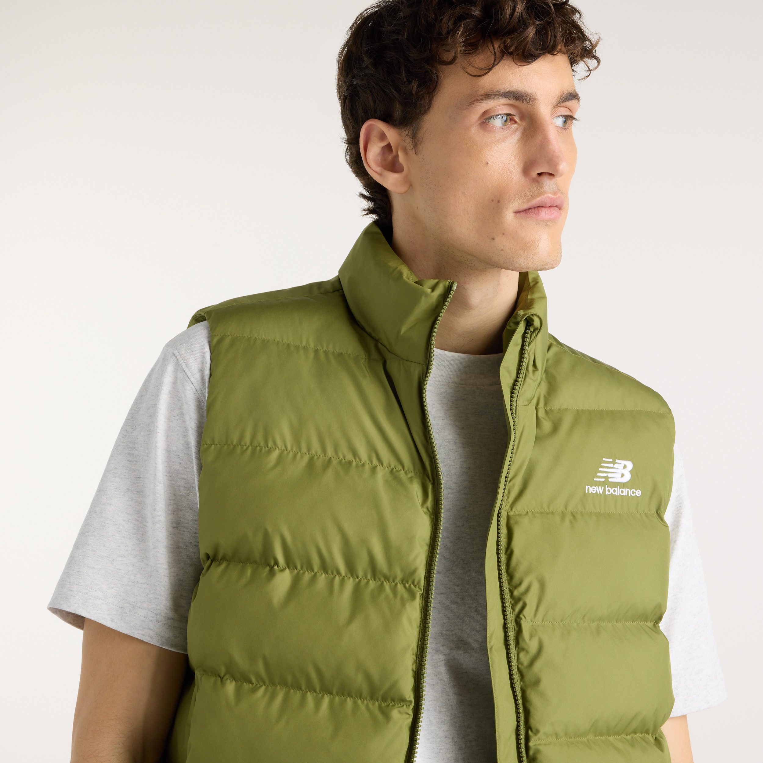 New Balance Steppweste BOSTON PUFFER VEST sportliche Steppweste, mit markanter Steppung, aus Polyester – Bild 4 von 5