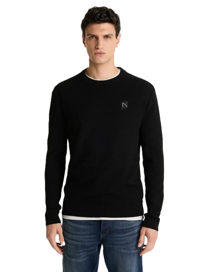 CHASIN' Strickpullover RICO - Regular Fit Pullover - Waffelstruktur - Sweater